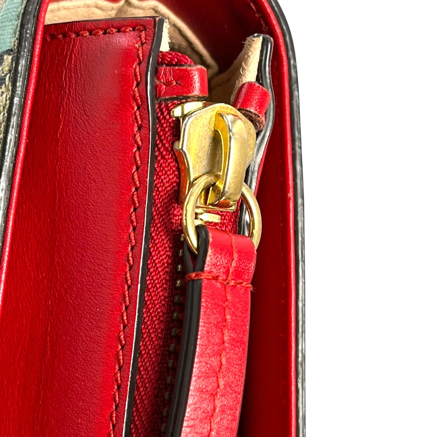 GUCCI GG Blooms GG Supreme Canvas Tote Bag - Red