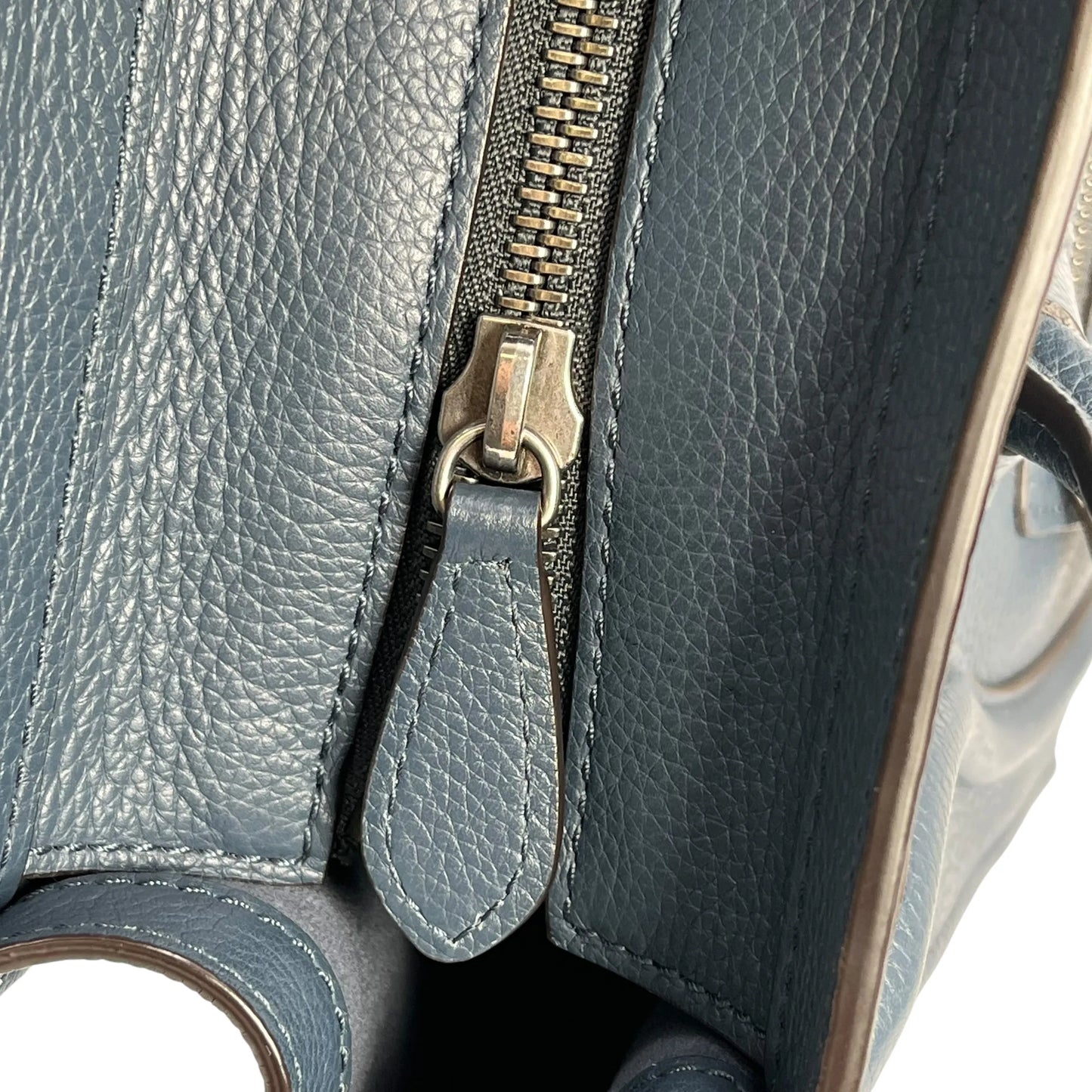 CELINE Micro Shopper Luggage Hand Bag - Navy Blue