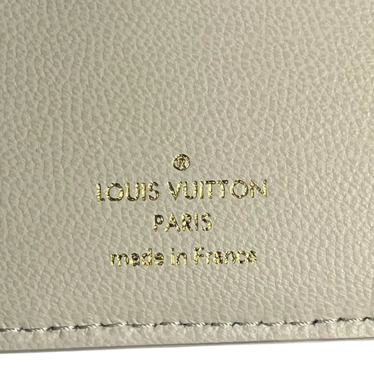 Louis Vuitton Monogram Portefeuille Lou Compact Wallet - White