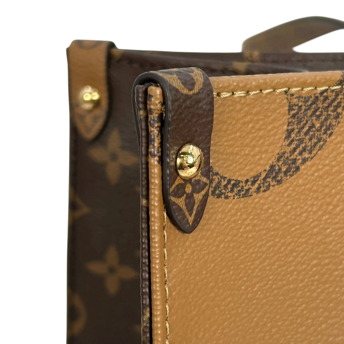 Louis Vuitton On The Go MM Hand Bag Shoulder Bag - Brown - 34948