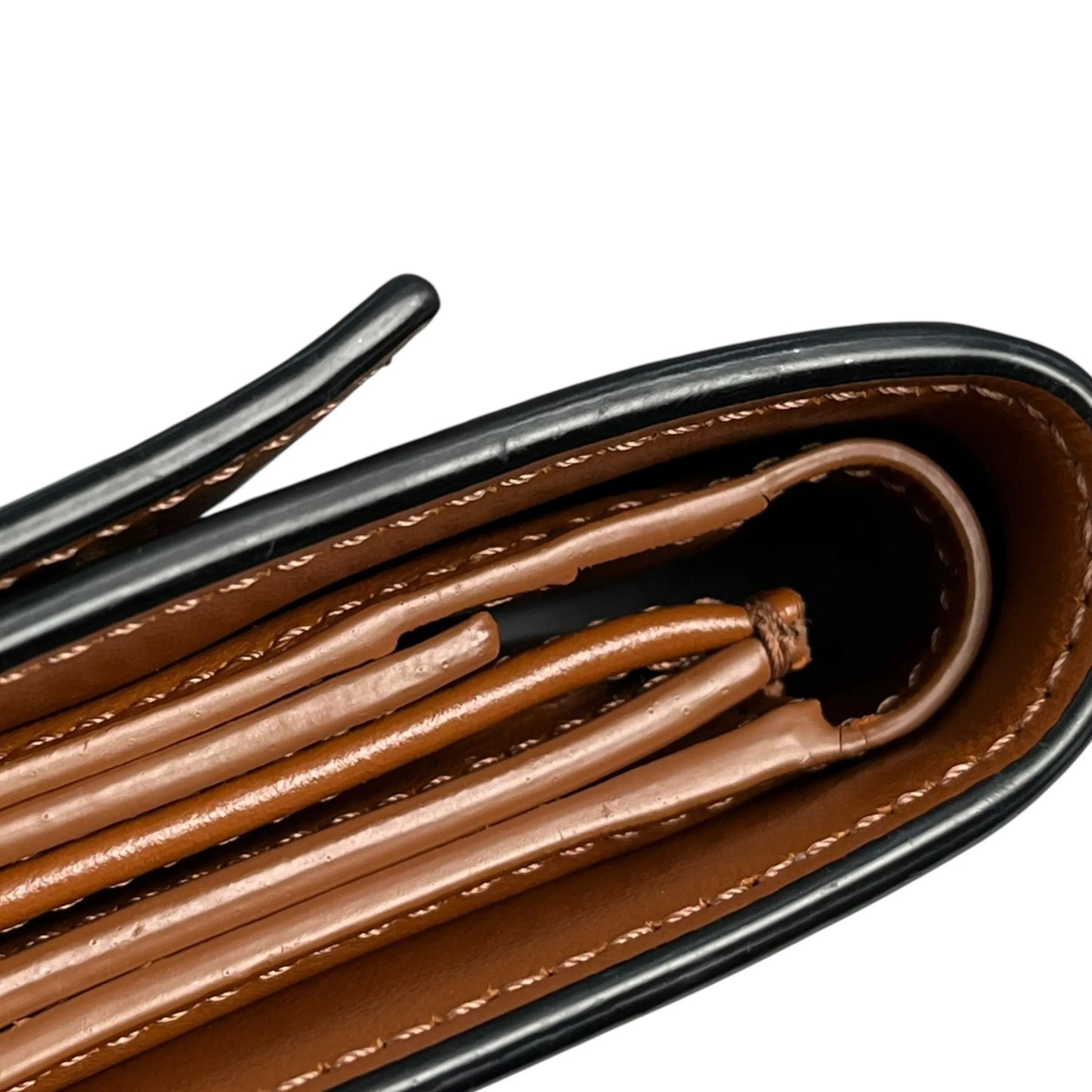 CELINE Triomphe Canvas Compact Wallet - Darkbrown