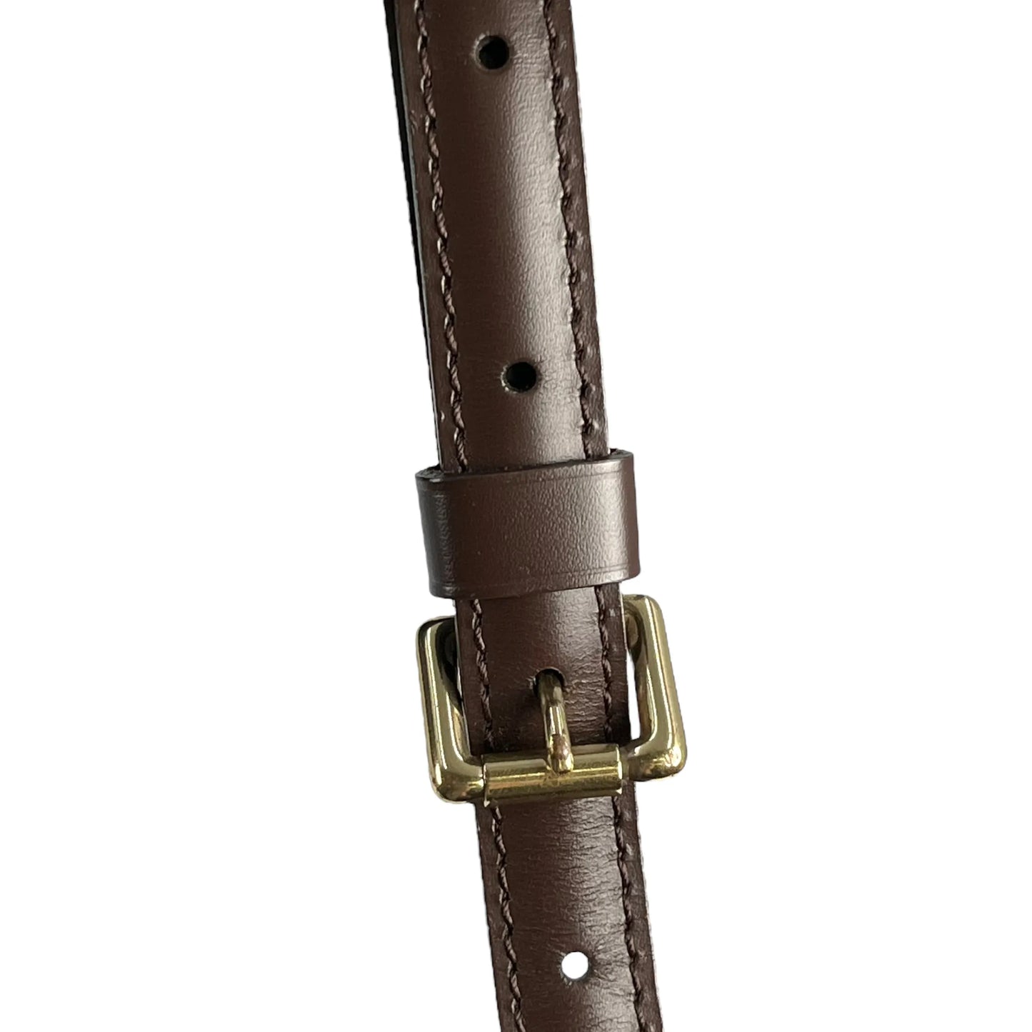 LOUIS VUITTON Leather Shoulder Strap - Darkbrown - 34941