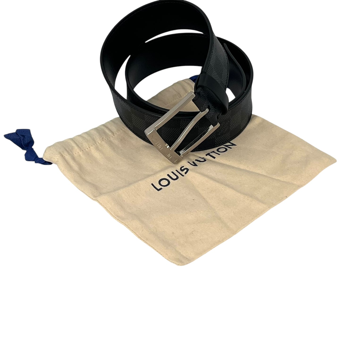 Louis Vuitton Initiales Damier Graphite Belt