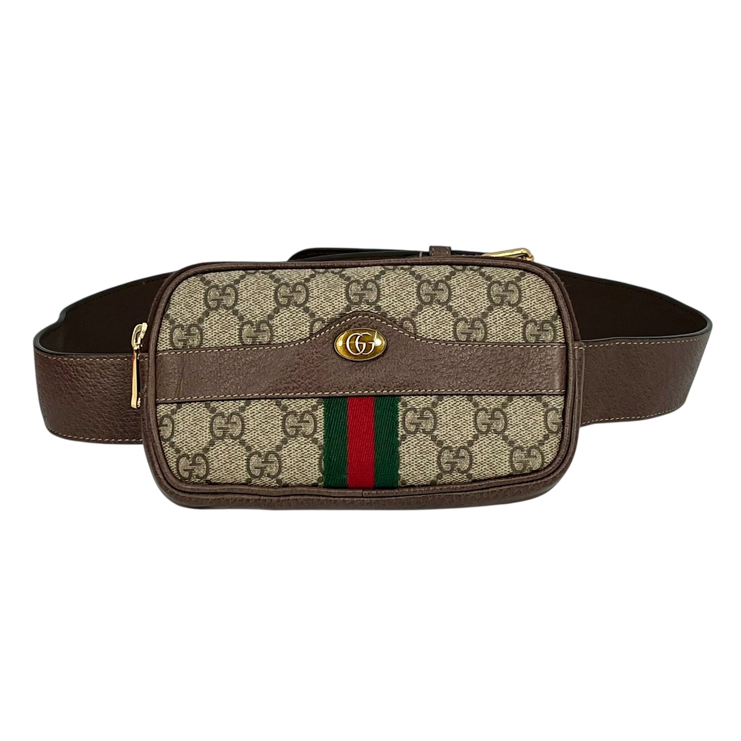 GUCCI GG Supreme Body Bag - Brown