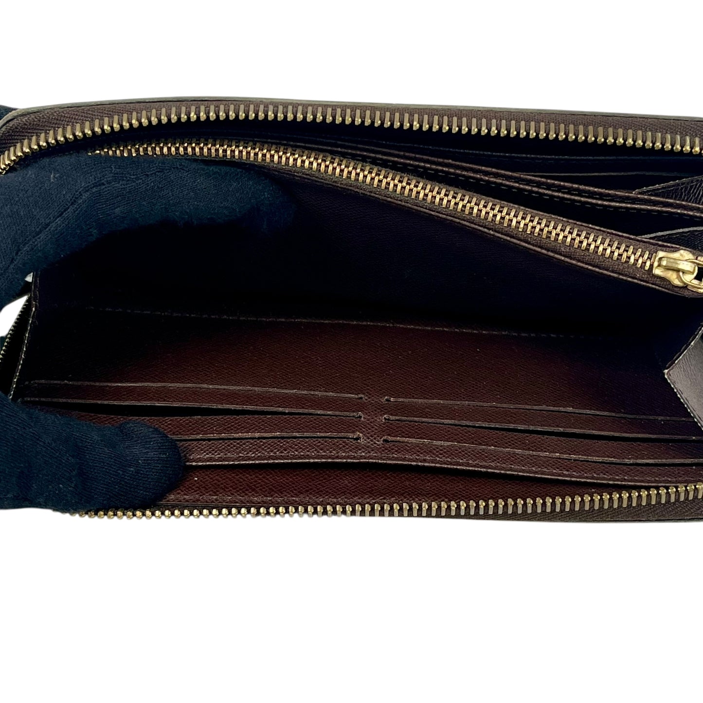 Louis Vuitton Damier Graphite Zippy Long Wallet - Brown - CA2187
