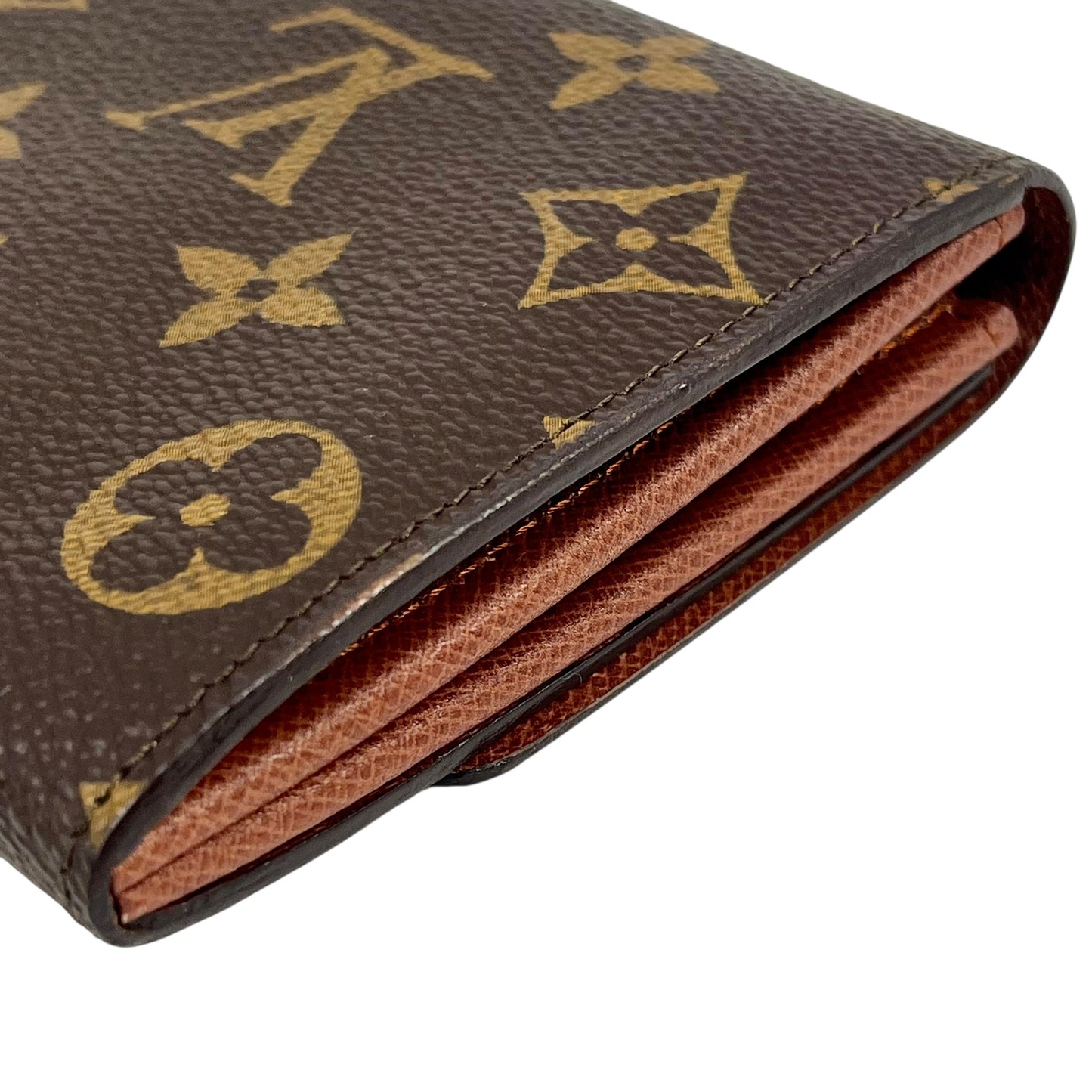 Louis Vuitton Monogram Portemonnaie Credit Bi-fold Long Wallet - Brown 31496