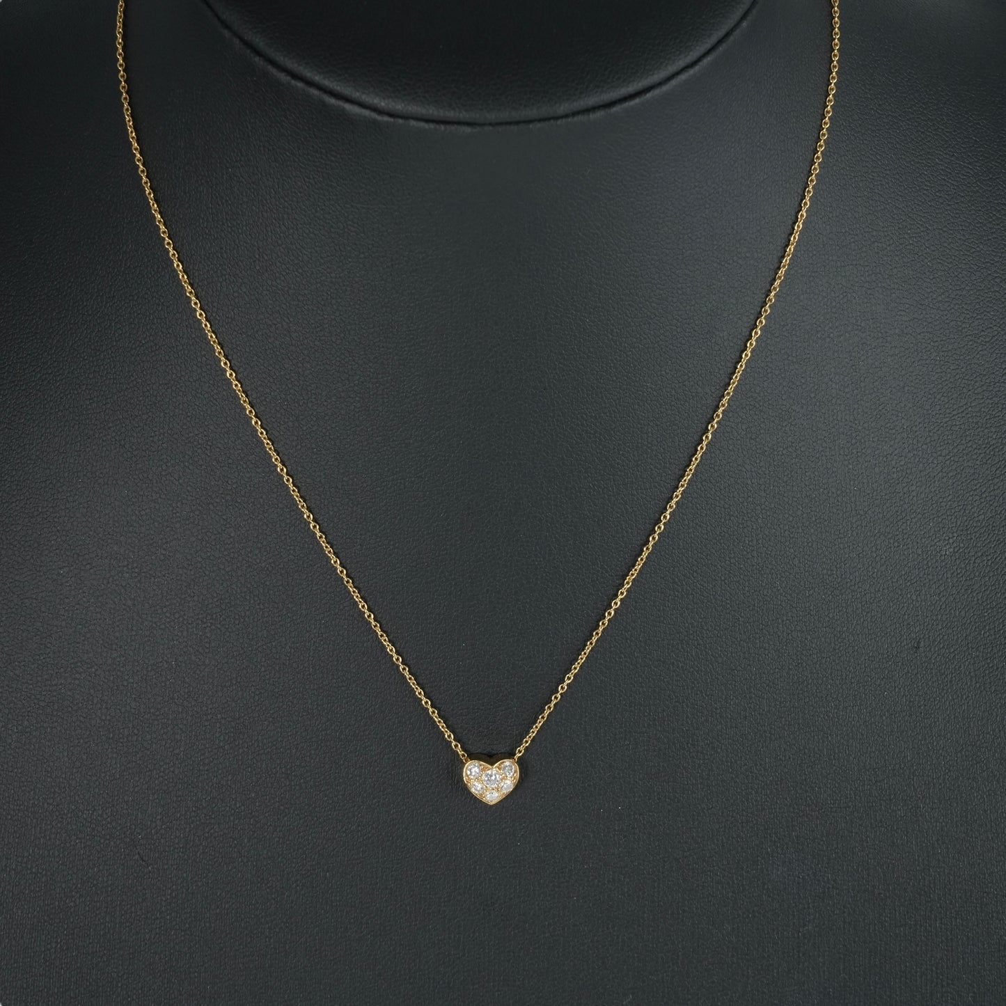 Tiffany Pave Diamond Heart Necklace
