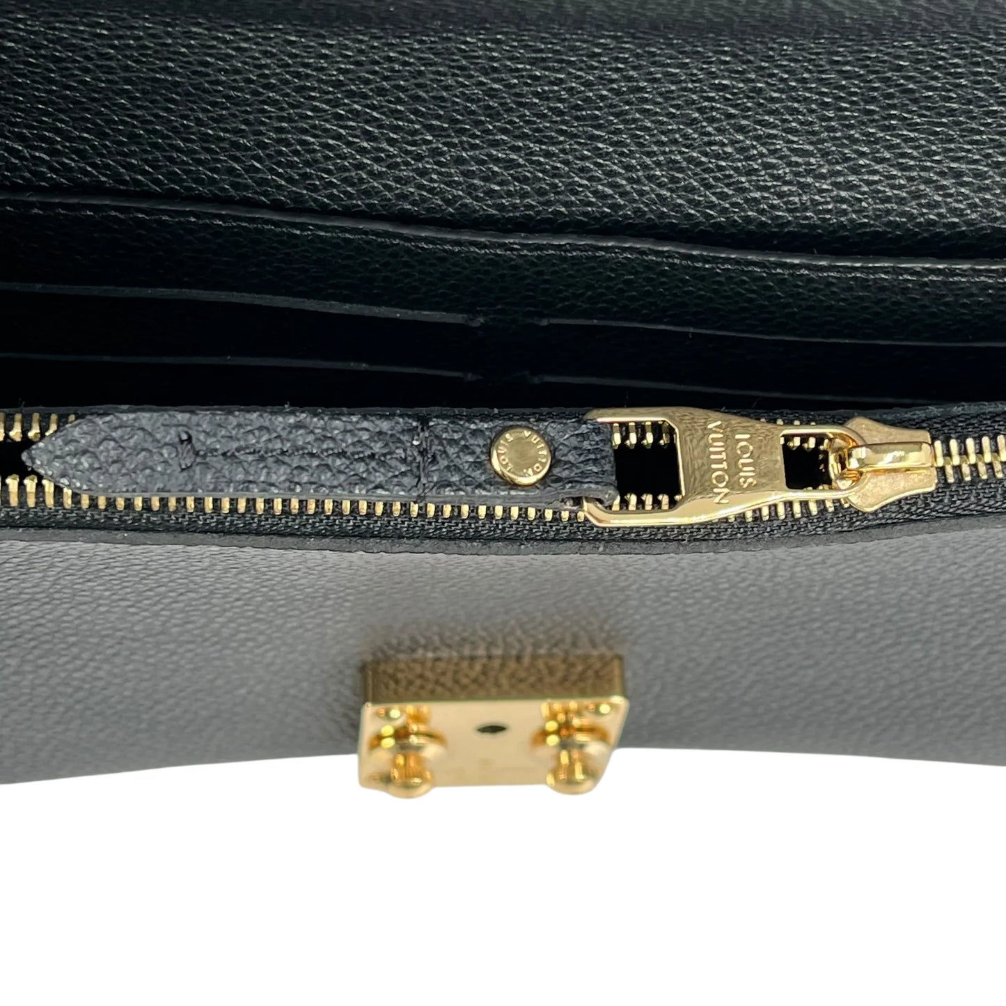 Louis Vuitton Empreinte Pochette Saint Germain Chain Shoulder Wallet - Black