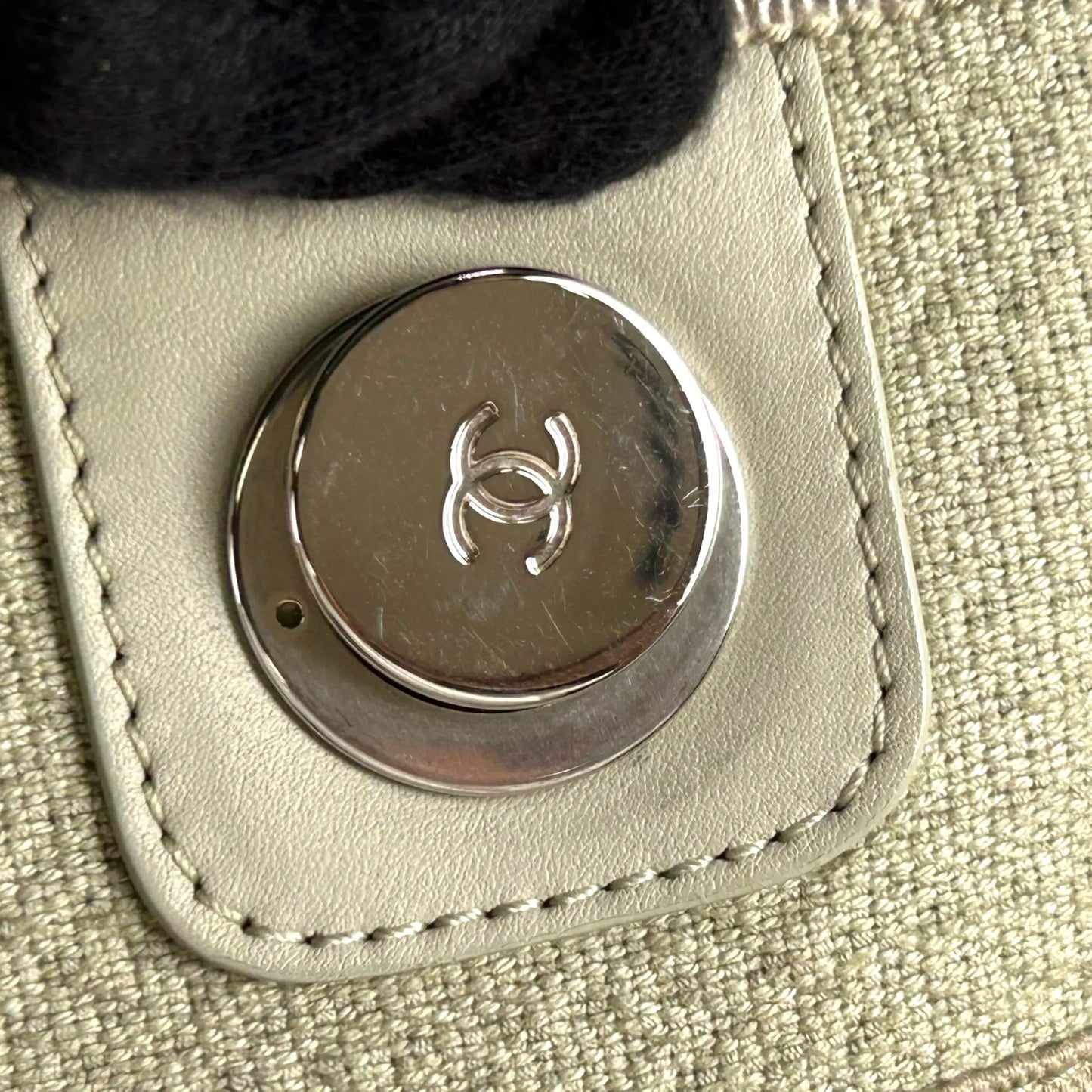 CHANEL Deauville Tote Bag - Cream Beige