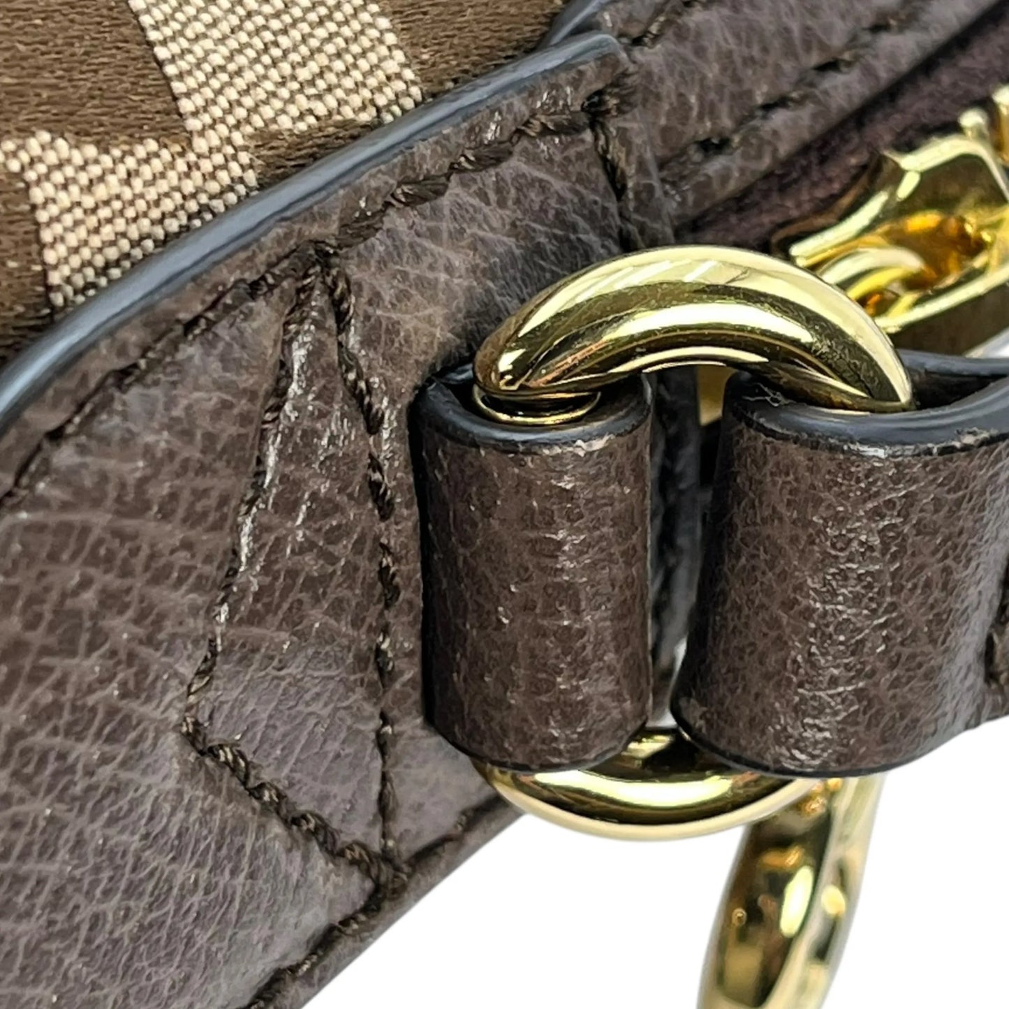 GUCCI Ophidia Jumbo GG Small Shoulder Bag - Brown