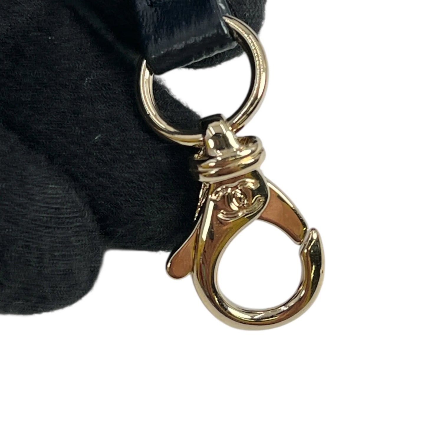 CHANEL Materasse Top Handle Trendy CC Chain Shoulder Bag - Navy