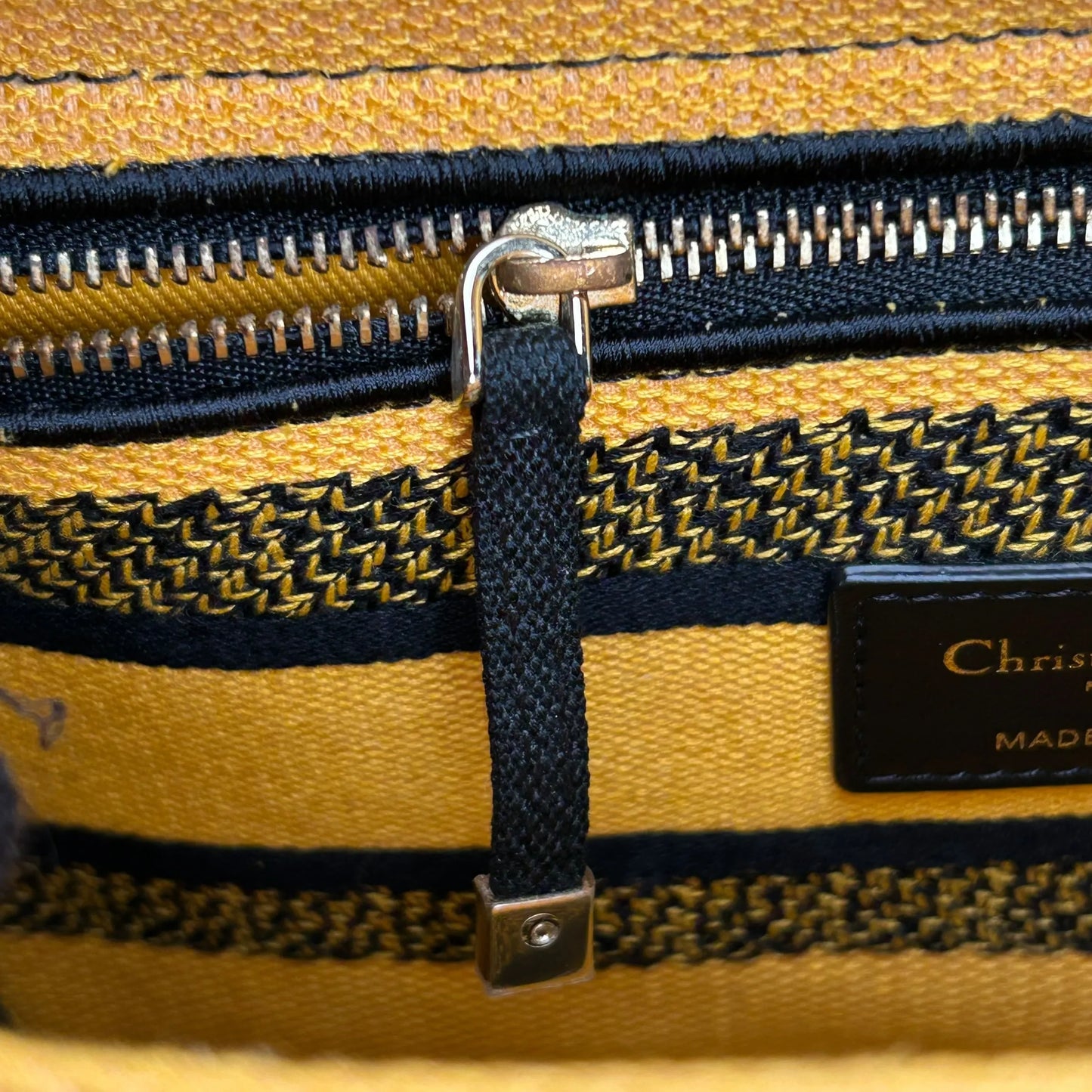 Dior Lady D-Lite Hand Bag - Yellow×Green