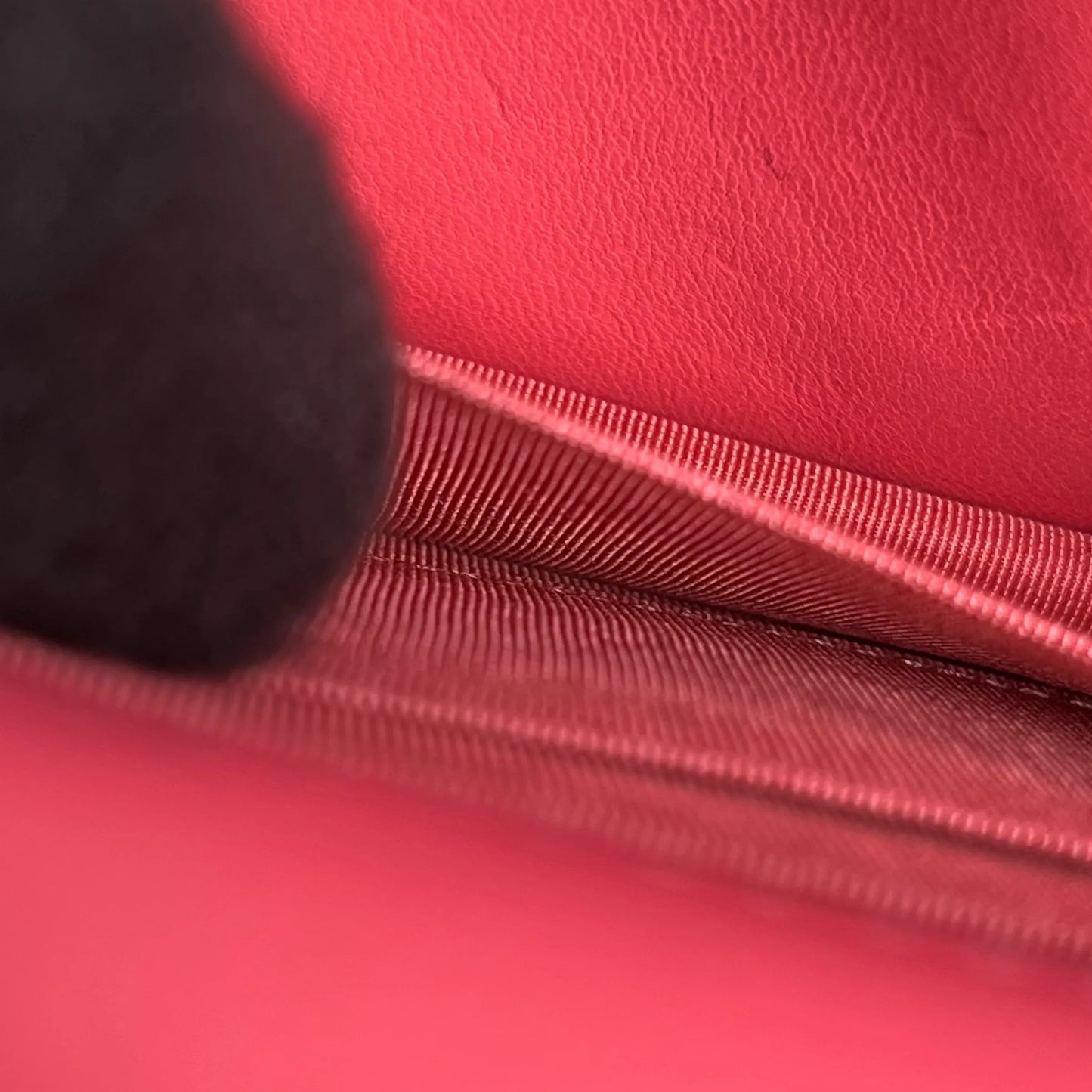 CHANEL Materasse Lamb Skin Chain Wallet - Pink