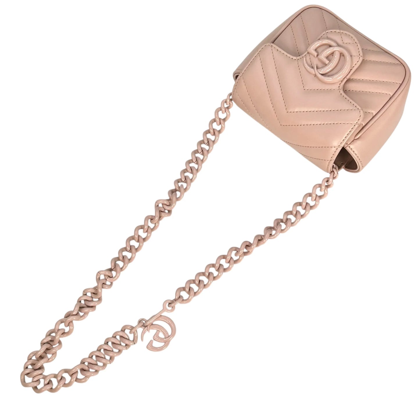 GUCCI GG Marmont Mini Bag Shoulder Bag - Pink