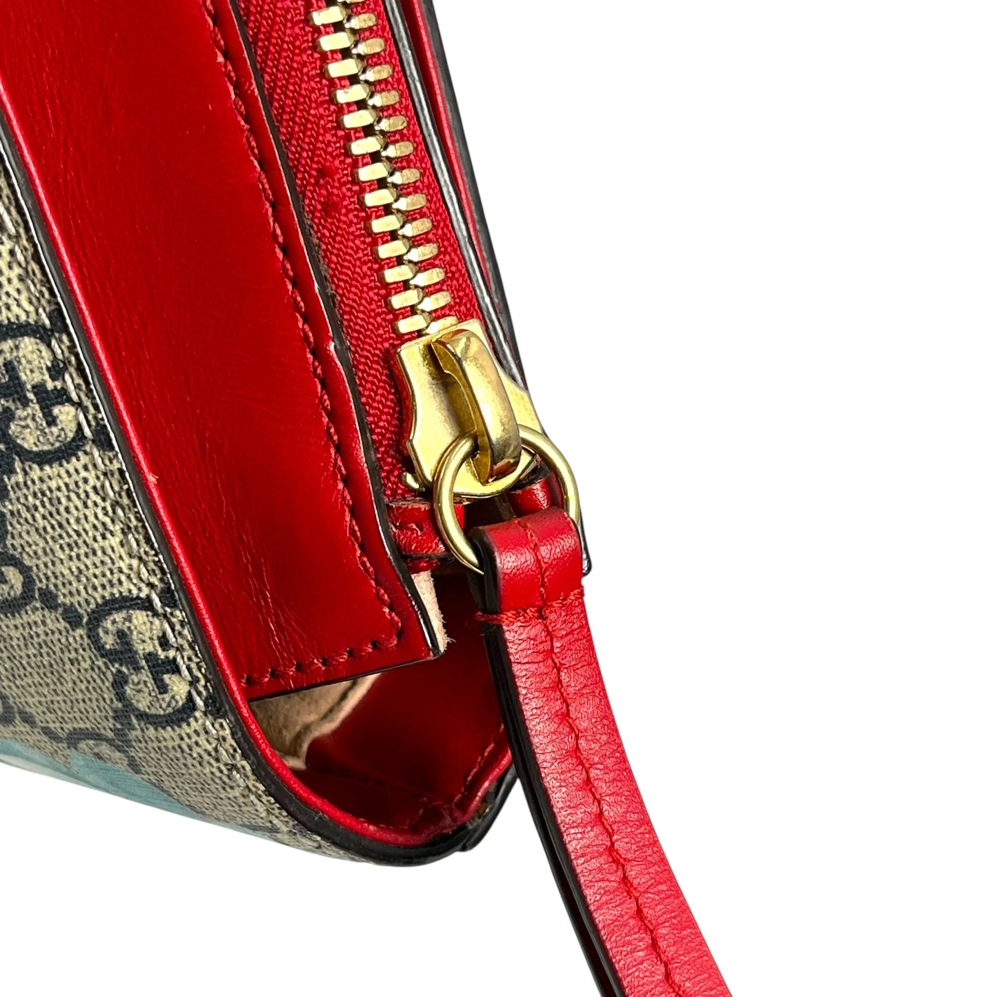 GUCCI GG Blooms GG Supreme Canvas Tote Bag - Red