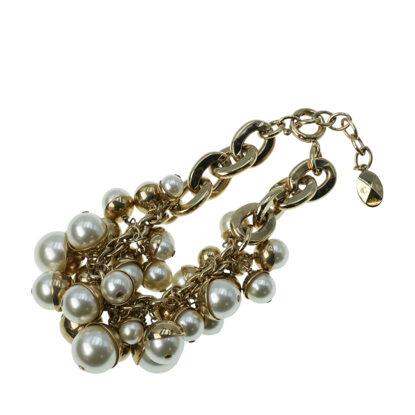 Dior Pearl Charm Bracelet - Gold Plated
