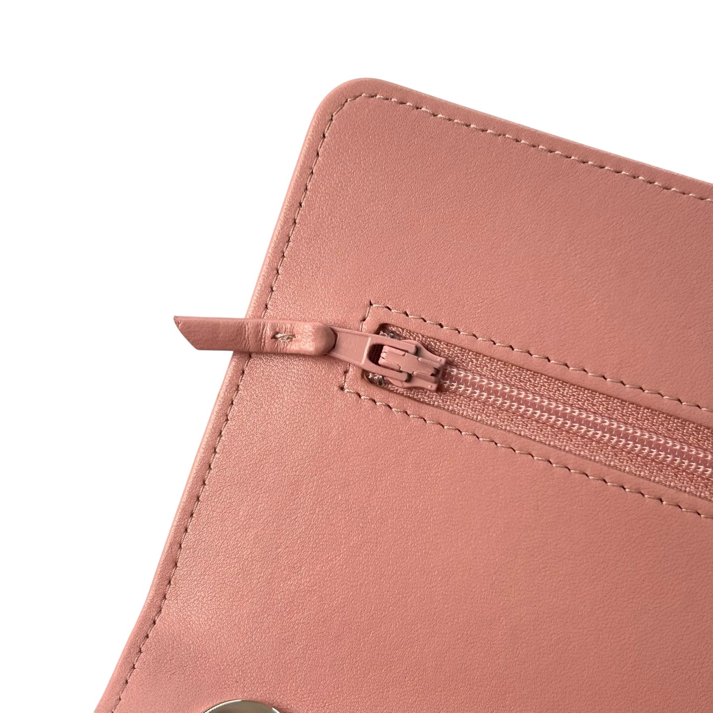 CHANEL Lambskin Chain Wallet - Baby Pink