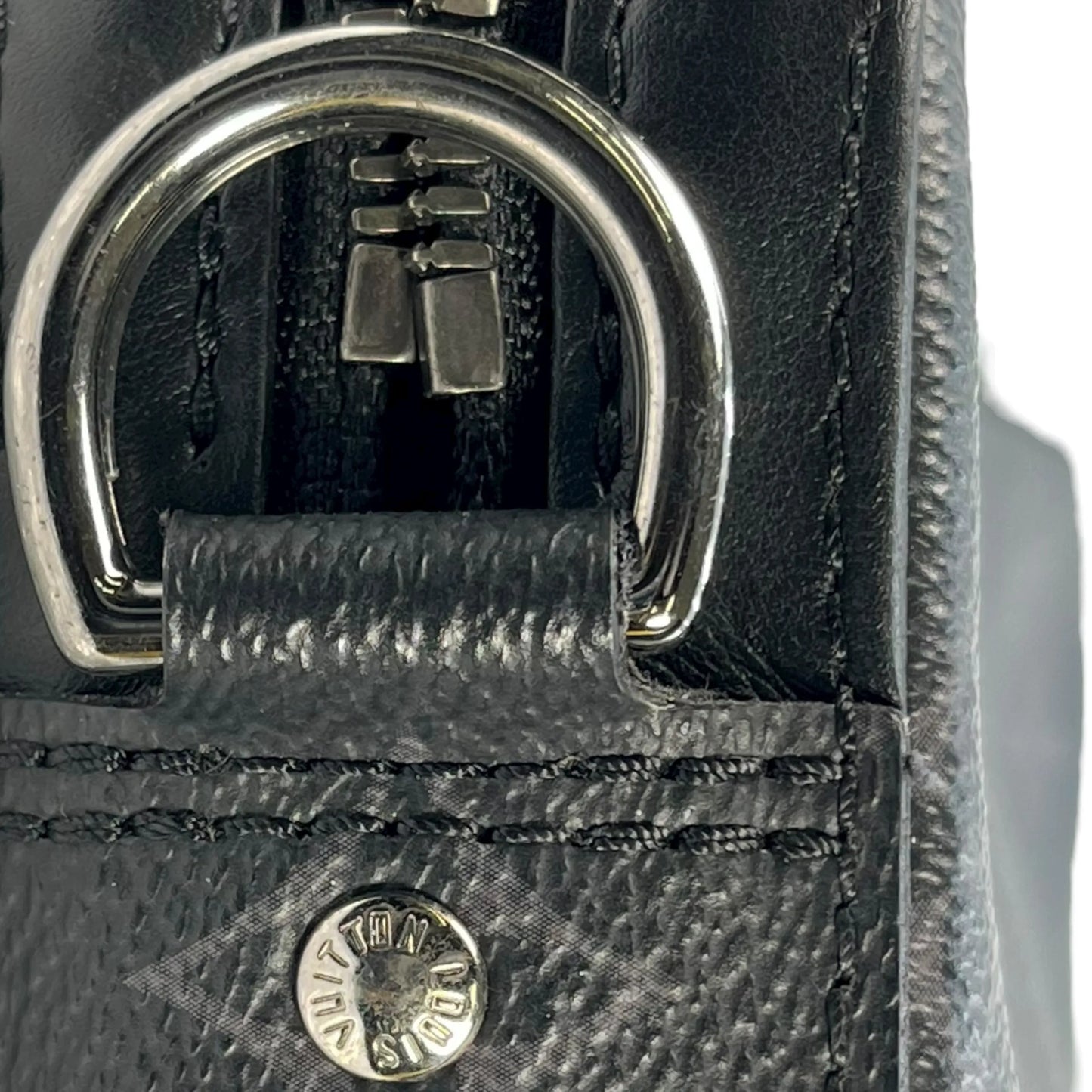 Louis Vuitton Trio Messenger Monogram Eclipse Shoulder Bag - Black