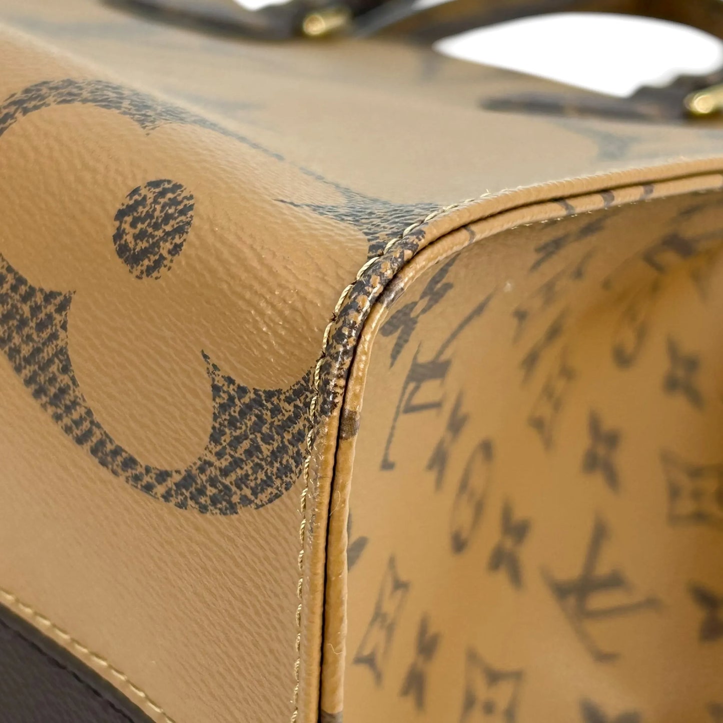 Louis Vuitton On The Go MM Hand Bag Shoulder Bag - Brown - 34948