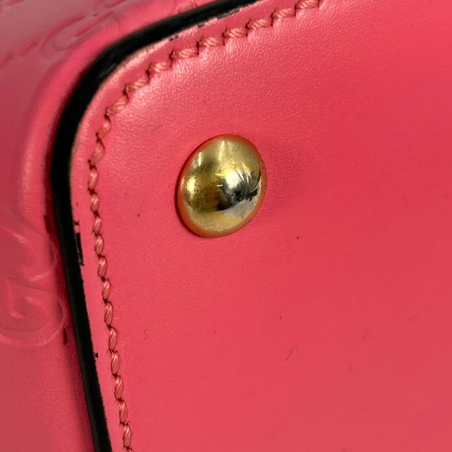 GUCCI Guccissima Leather Hand Bag Shoulder Bag - Pink