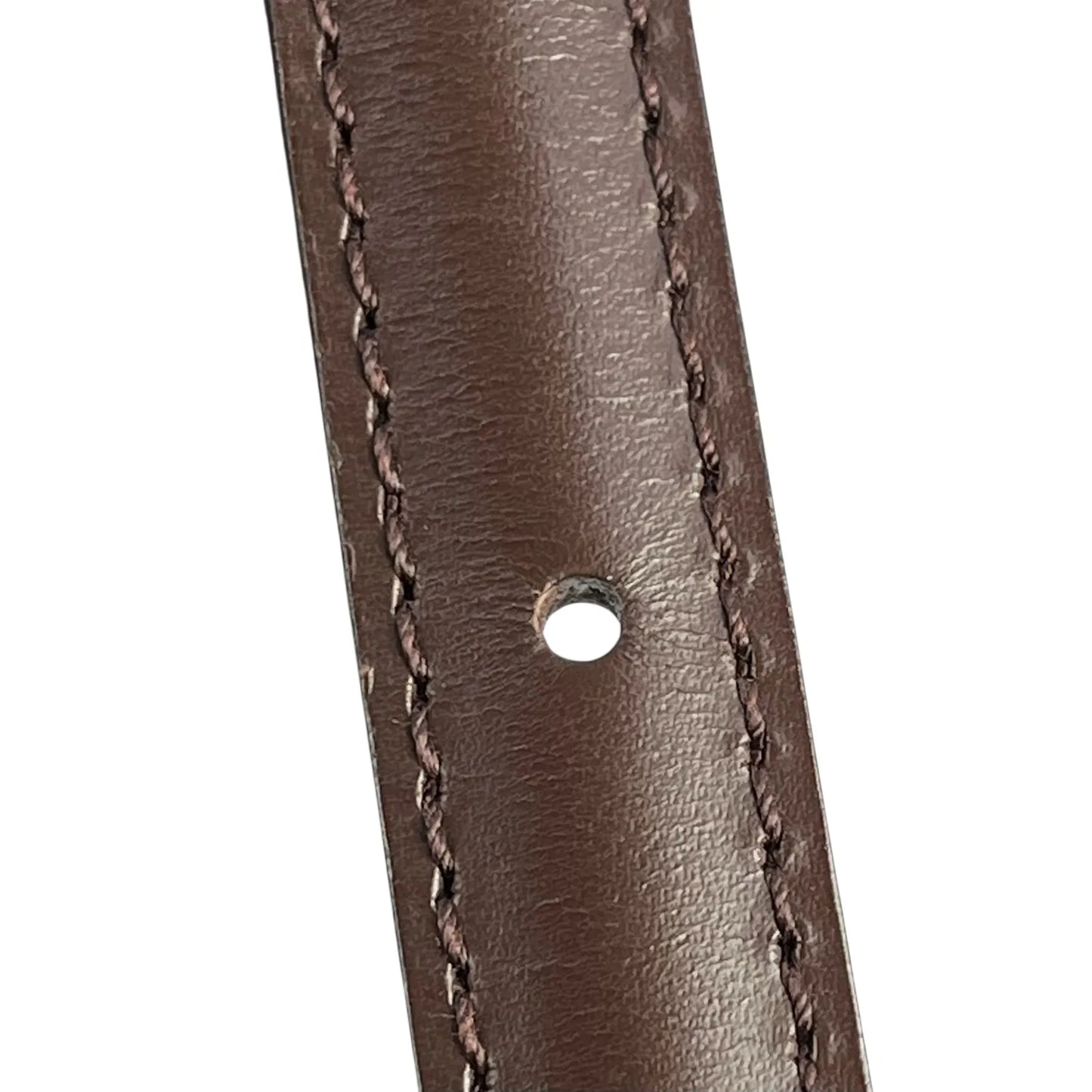 LOUIS VUITTON Leather Shoulder Strap - Darkbrown - 34941