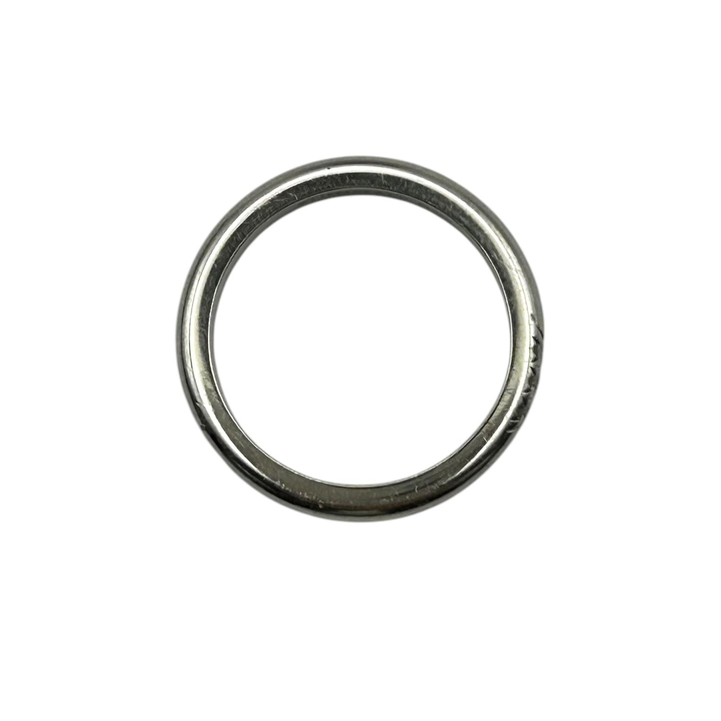 Tiffany Classic Band Ring 3PD Pt950 Jewelry