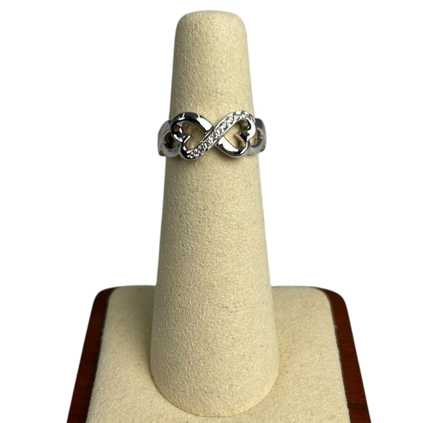 Tiffany Double Loving Heart Diamond Ring Jewelry
