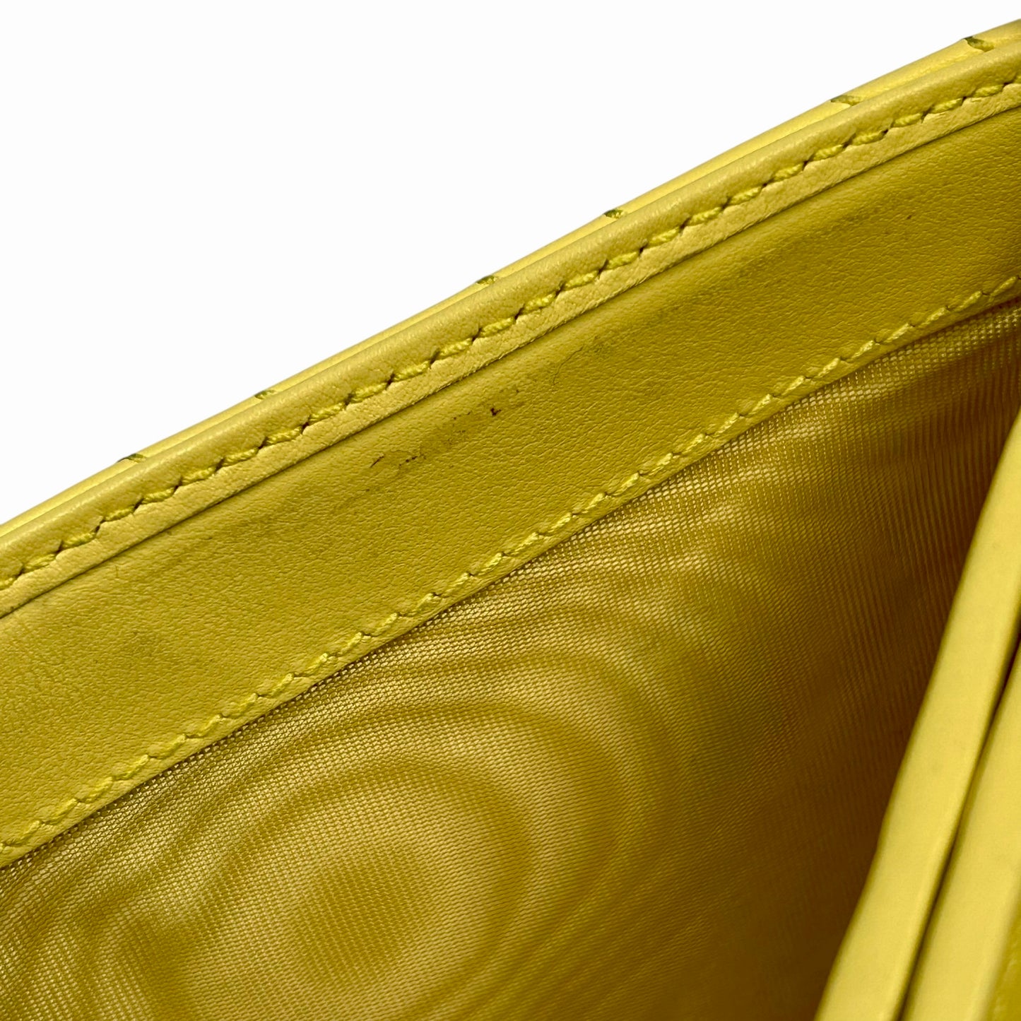GUCCI GG Marmont Leather Compact Wallet - Yellow