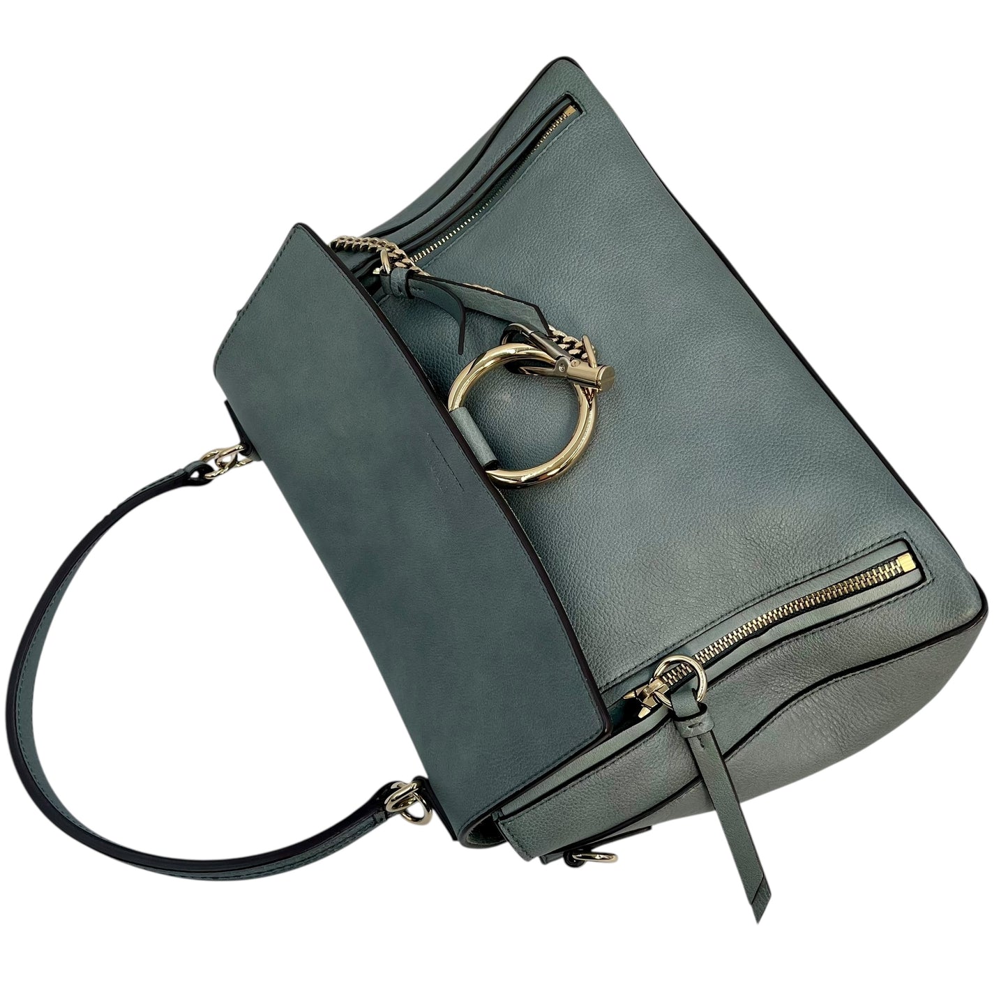 Chloé Faye Day Hand Bag Shoulder Bag - Blue