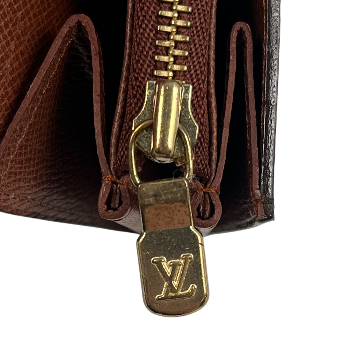 Louis Vuitton Monogram Portemonnaie Credit Bi-fold Long Wallet - Brown 31496