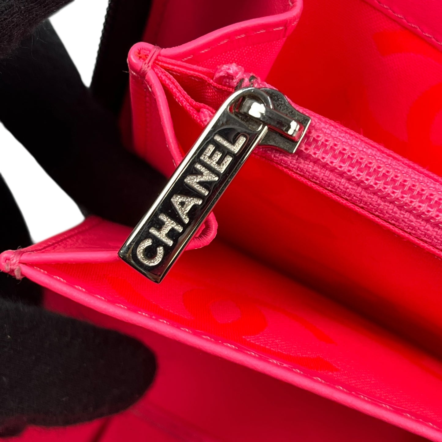 CHANEL CambonLine Long Wallet - Black