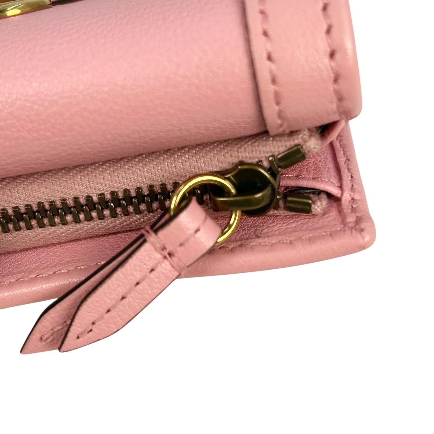 GUCCI GG marmont Bamboo Compact Wallet - Pink