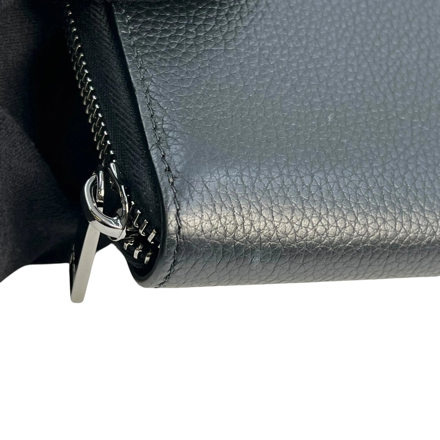Dior CD Icon Round Zipper Long Wallet - Black