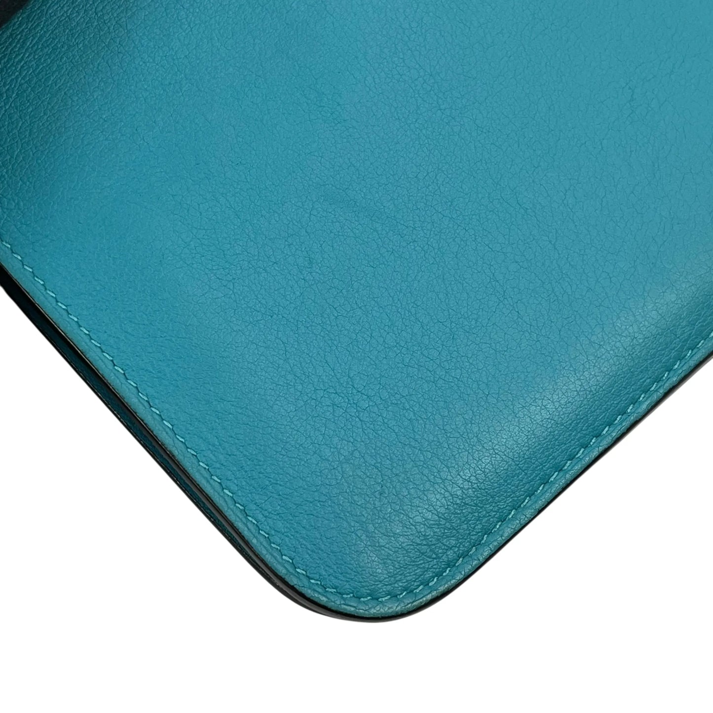Hermes Dogon GM Bi-Fold Long Wallet - Turquoise