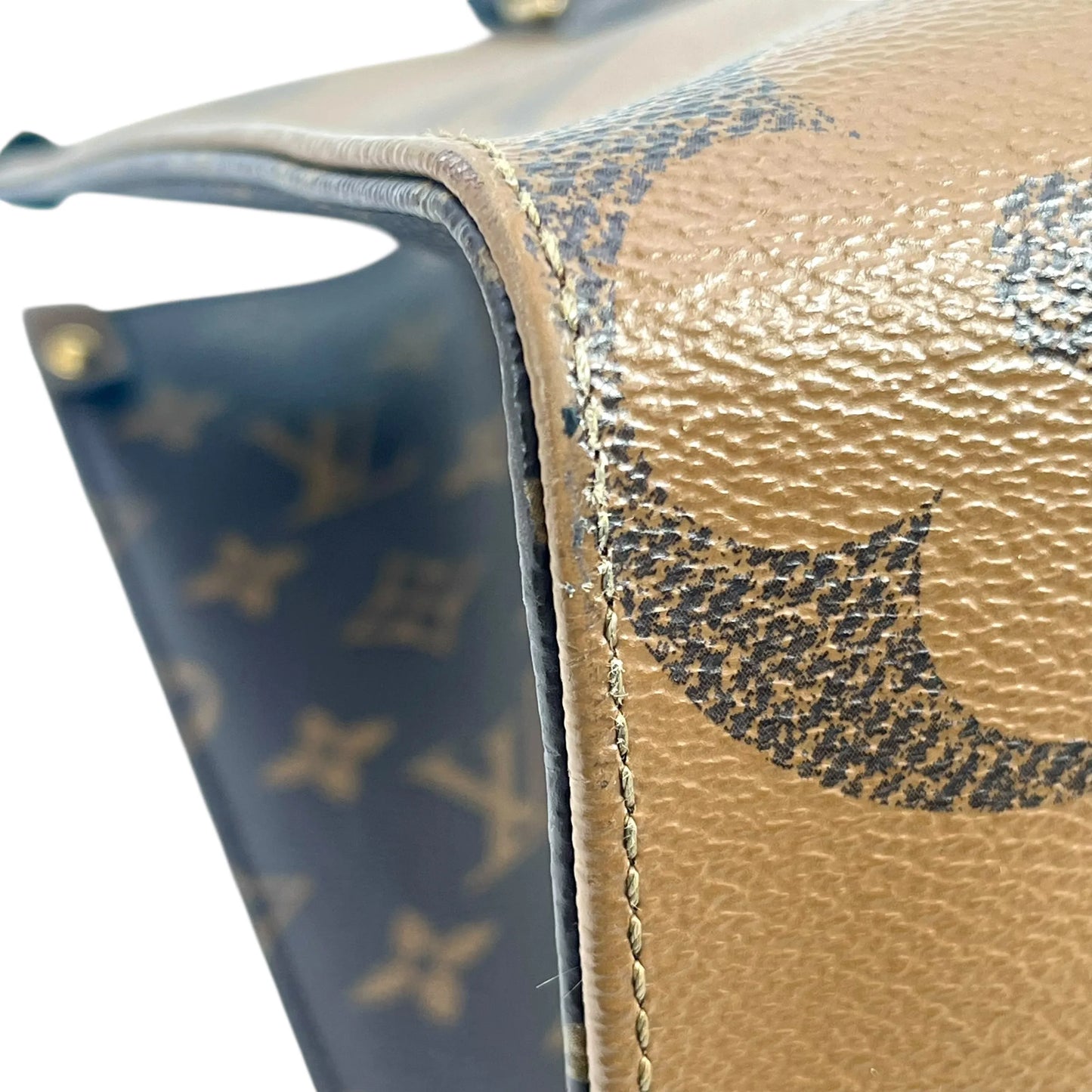 Louis Vuitton On The Go PM Hand Bag Tote Bag - Brown - 33554