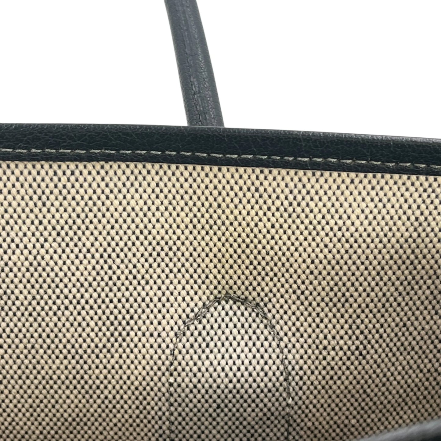 Hermès Garden Party PM ▢J Stamp (2006) Handbag/Tote Bag - Black/Noir