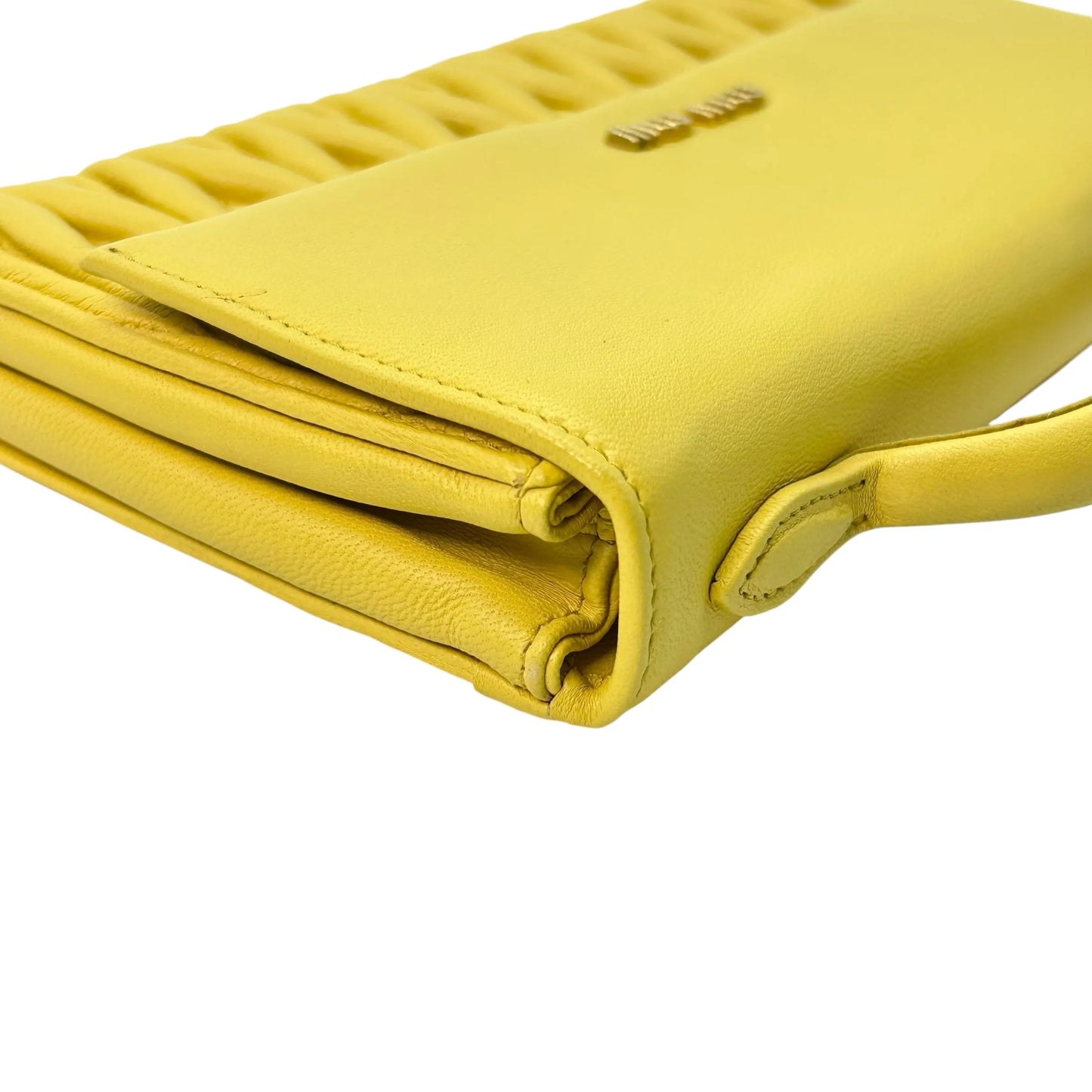 MIUMIU Materasse Long Wallet - Yellow