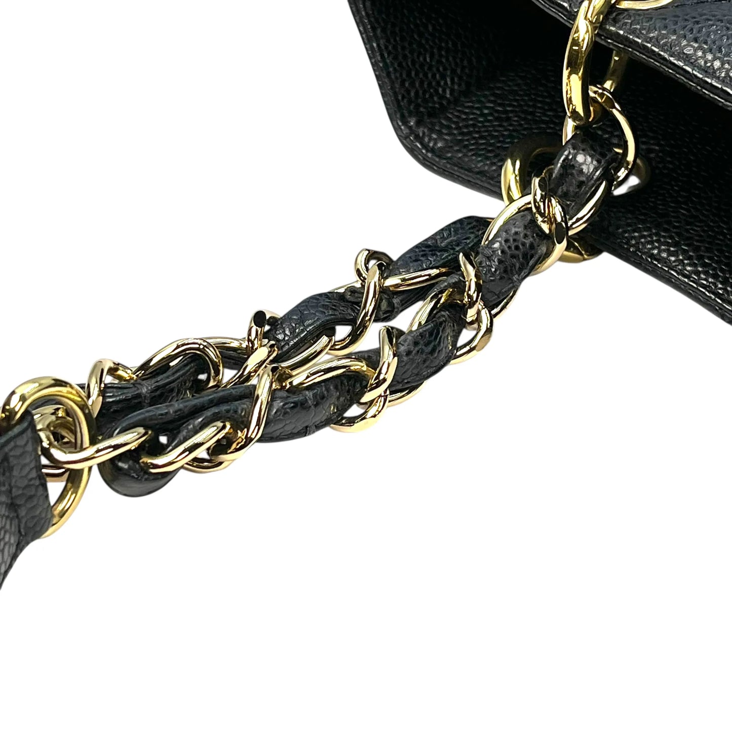 CHANEL PST Cain Tote Bag - Black