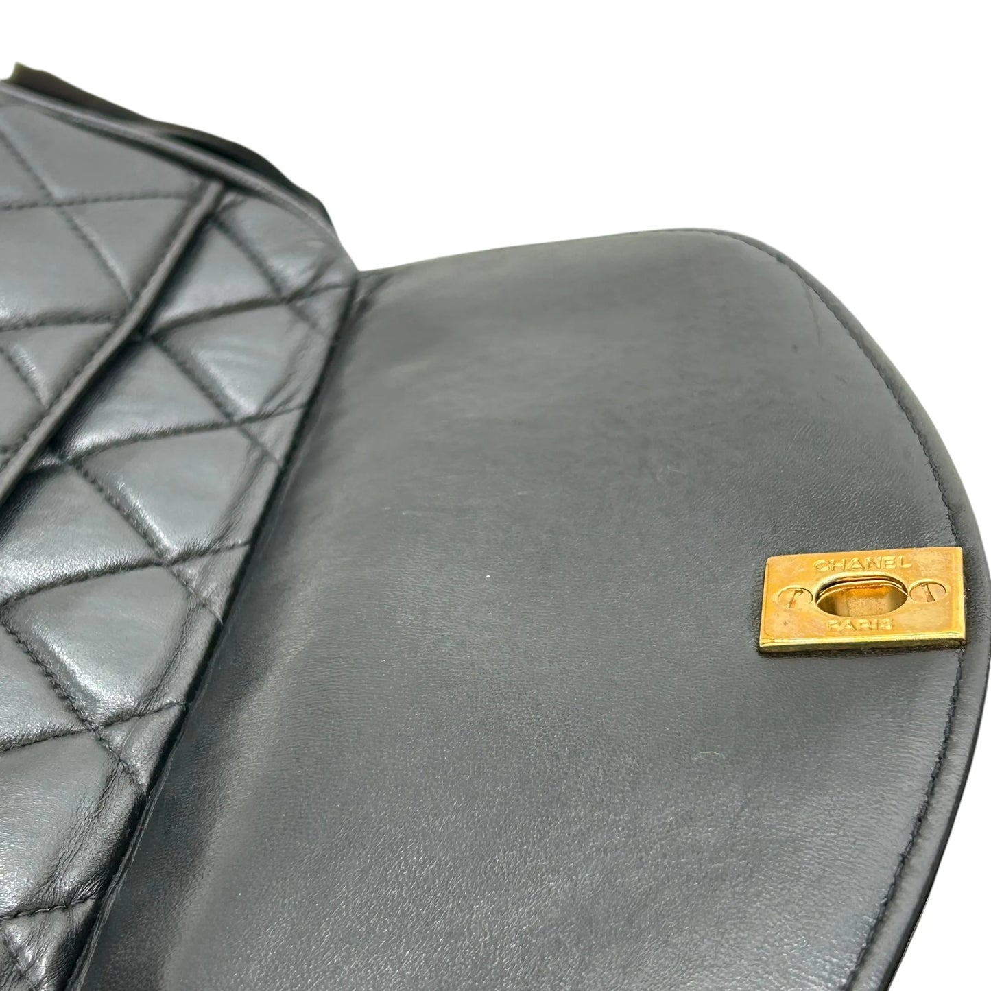 CHANEL Matelasse Tassel Chain Shoulder Bag - Black
