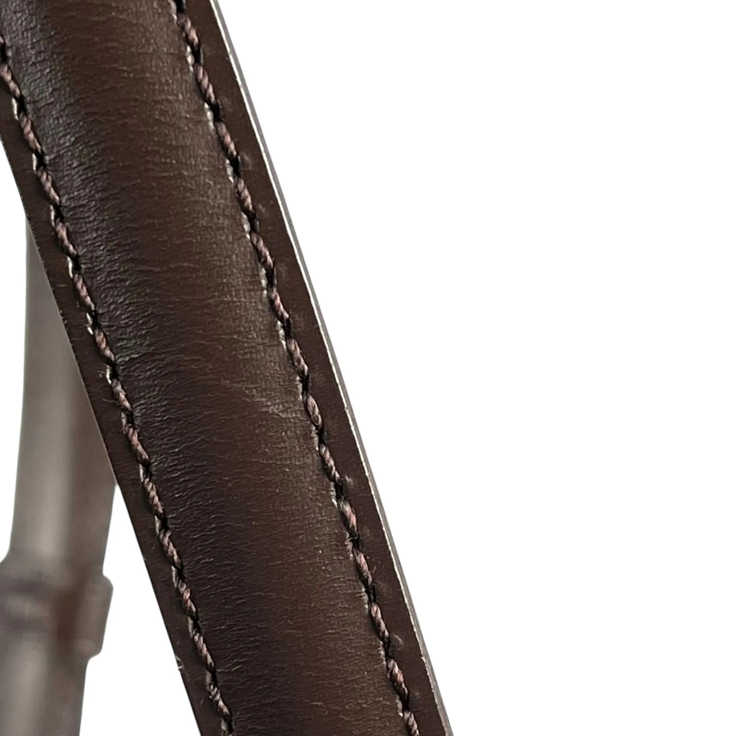 LOUIS VUITTON Leather Shoulder Strap - Darkbrown - 34941