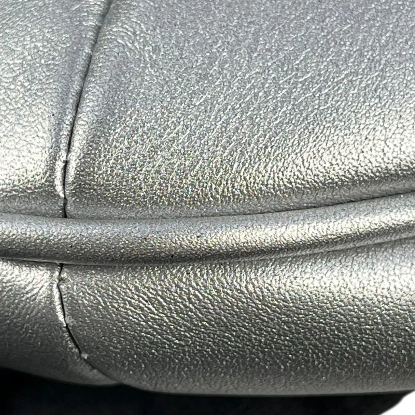 BALENCIAGA Mary Kate Leather Shoulder Bag - Silver