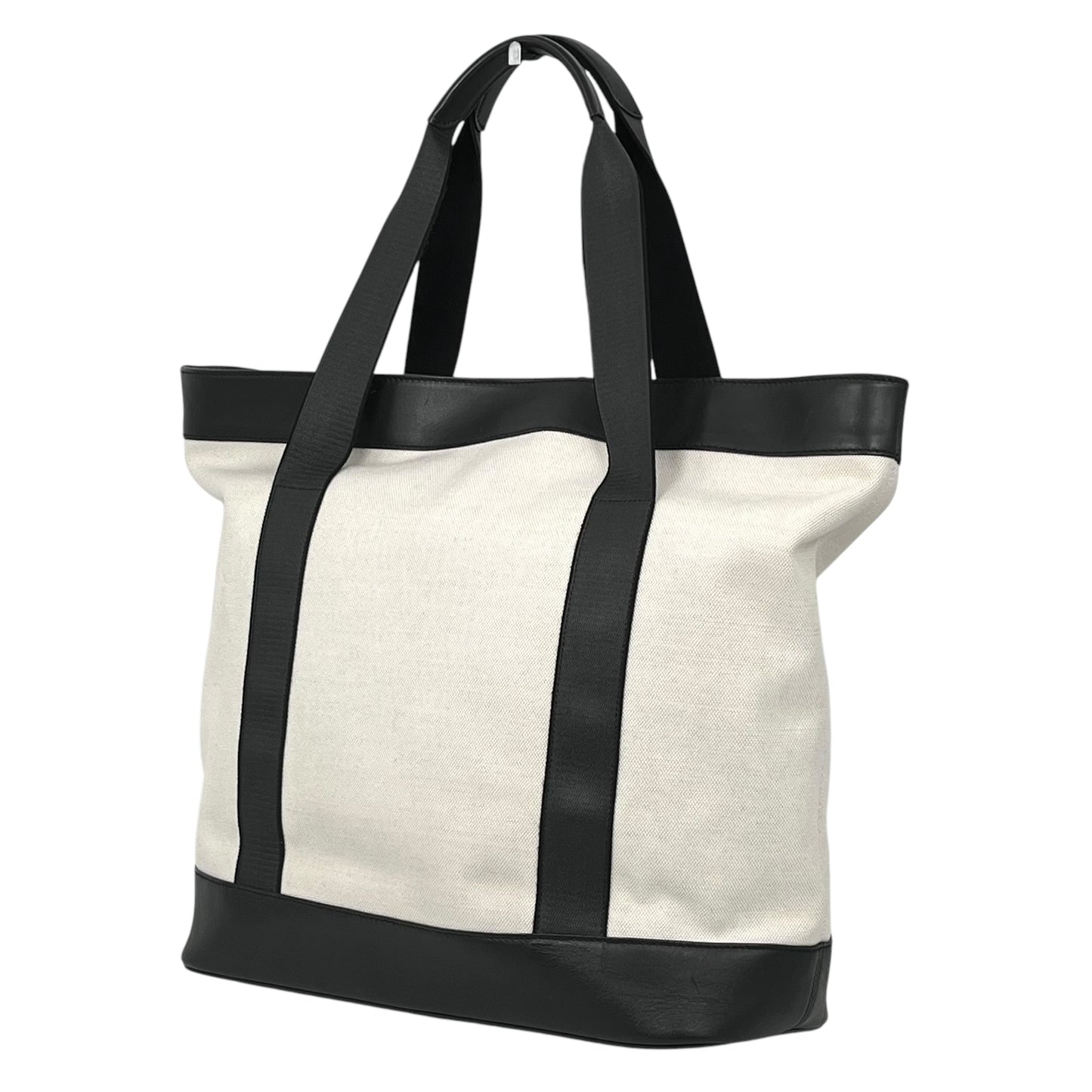 BALENCIAGA Canvas Navy Tote Bag