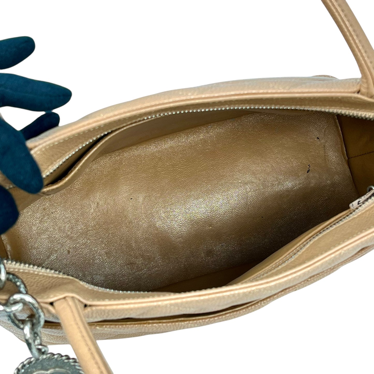 CHANEL Reprinted tote SVmetal fittings