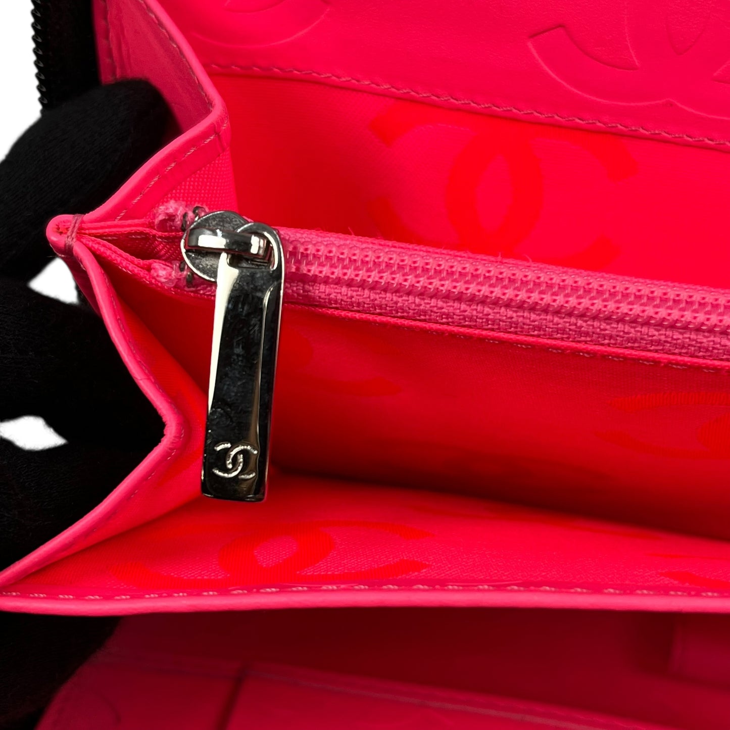 CHANEL CambonLine Long Wallet - Black