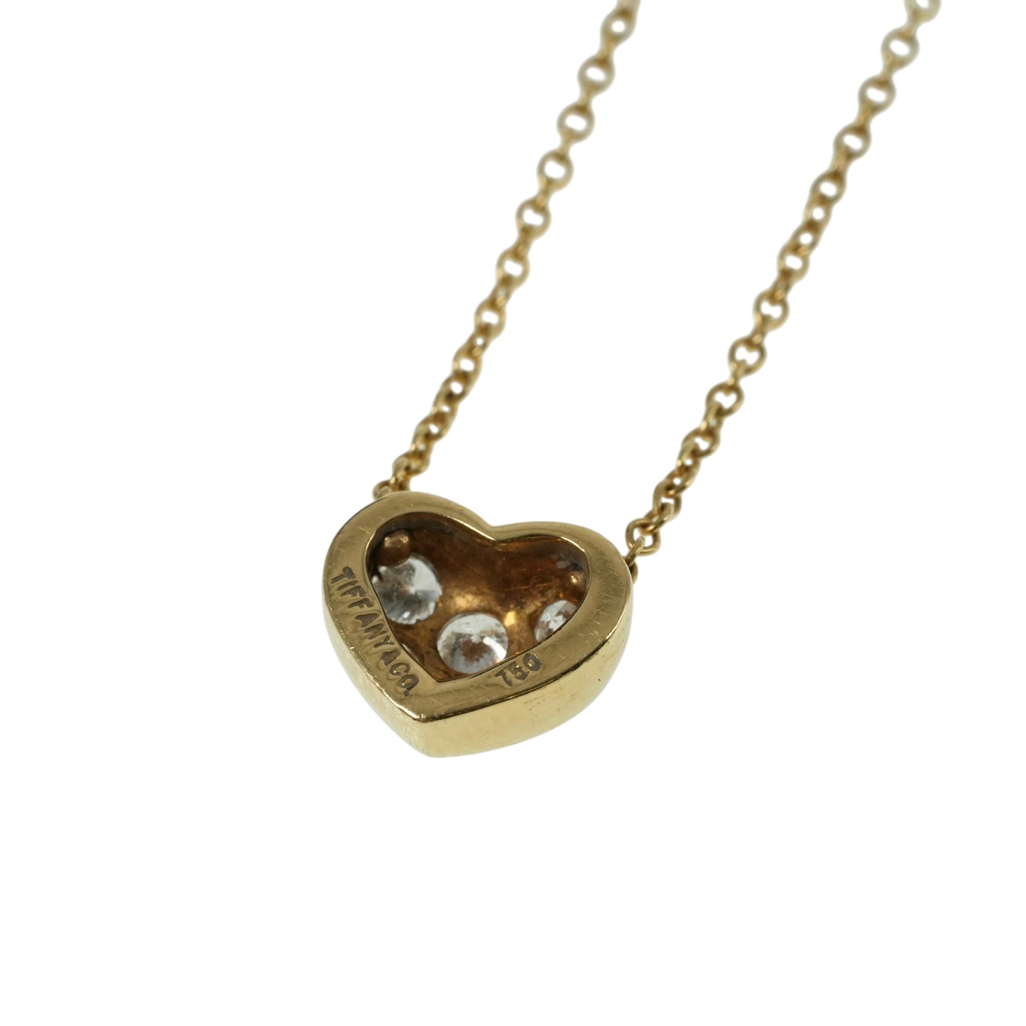 Tiffany Pave Diamond Heart Necklace