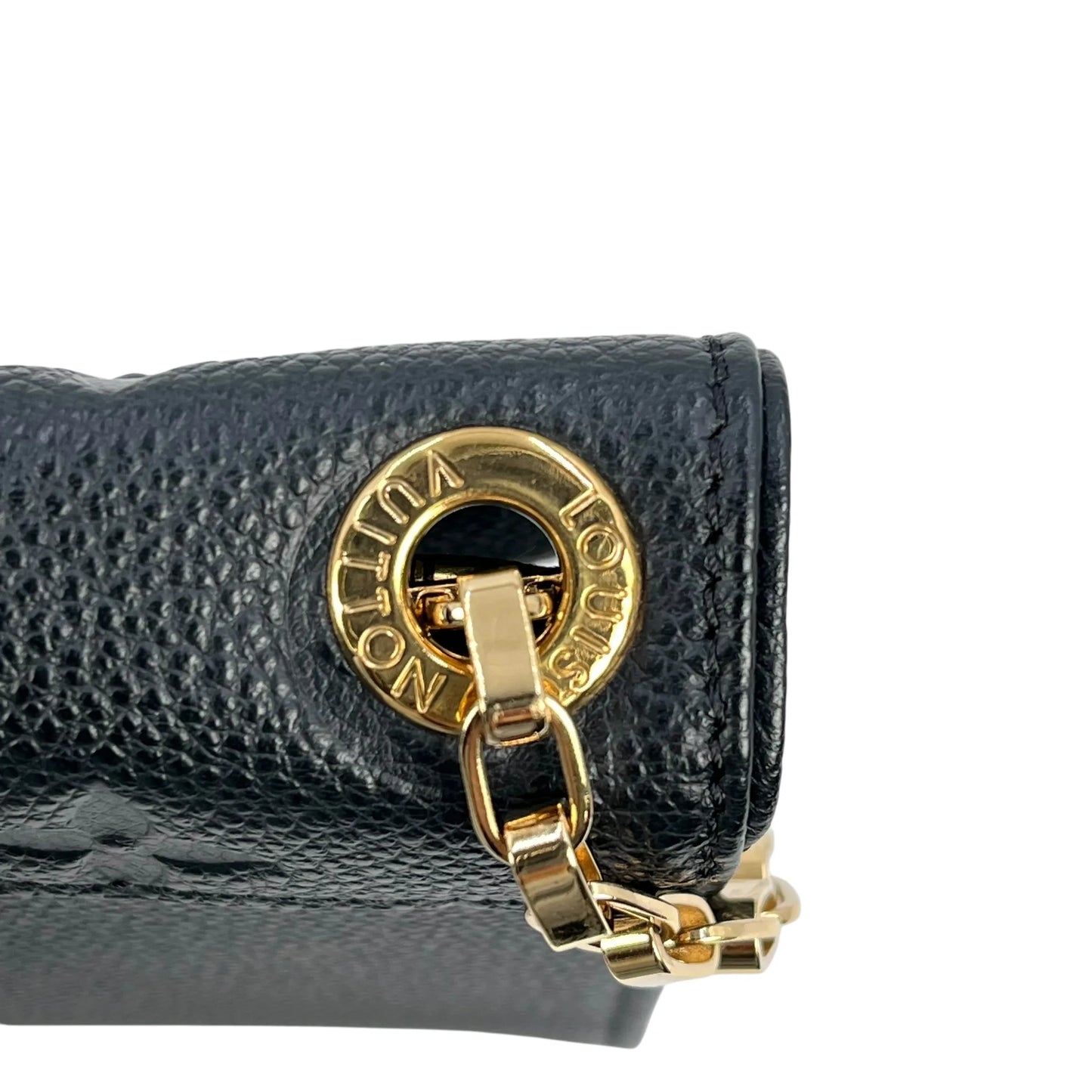 Louis Vuitton Empreinte Pochette Saint Germain Chain Shoulder Wallet - Black