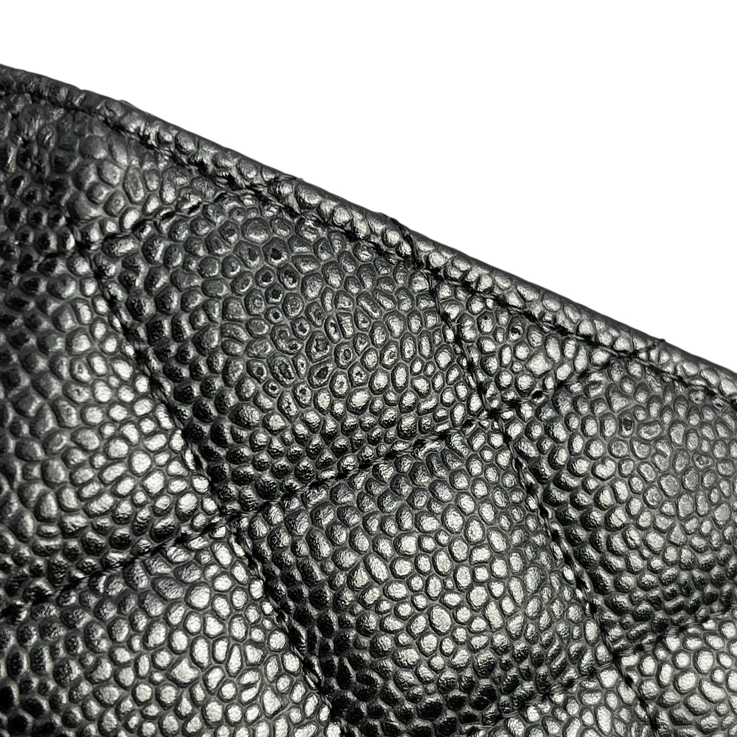 CHANEL Materasse Caviar Skin Classic Flap Long Wallet - Black