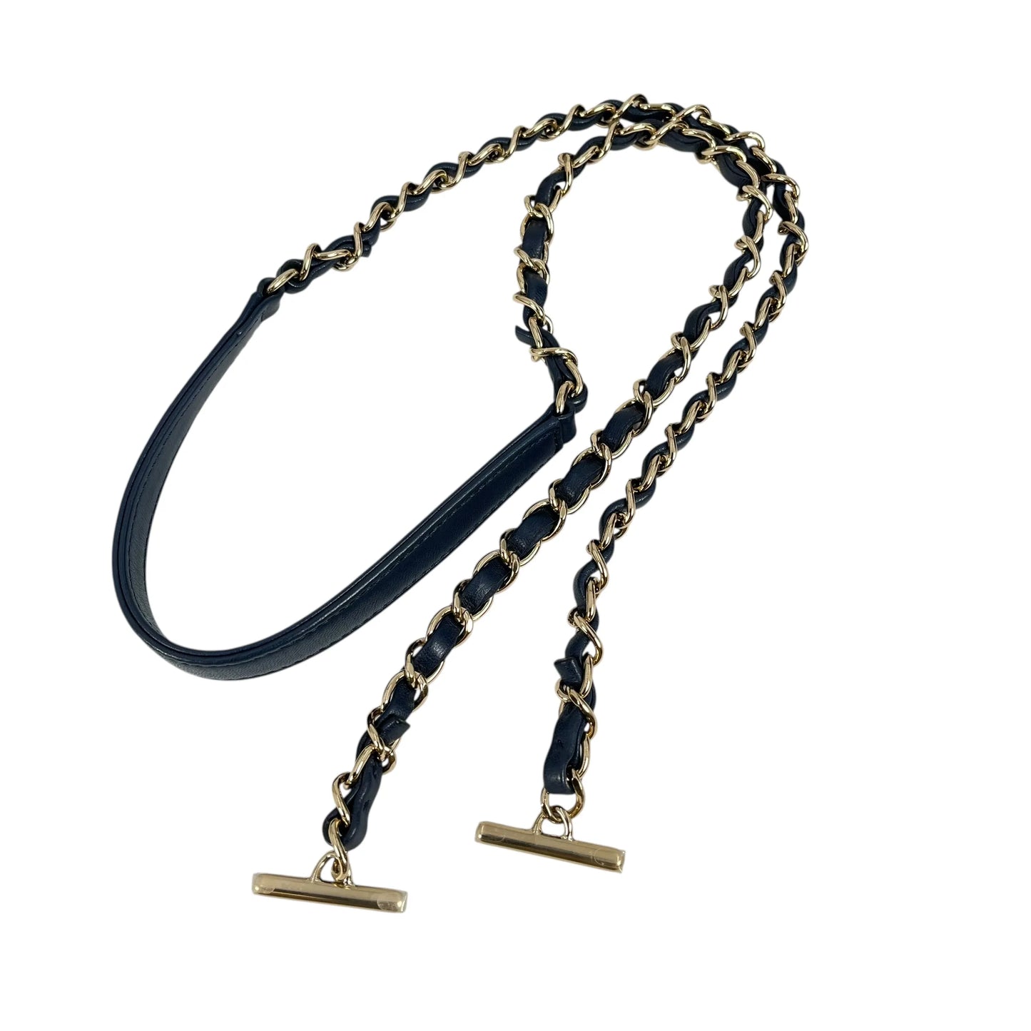 CHANEL Materasse Top Handle Trendy CC Chain Shoulder Bag - Navy