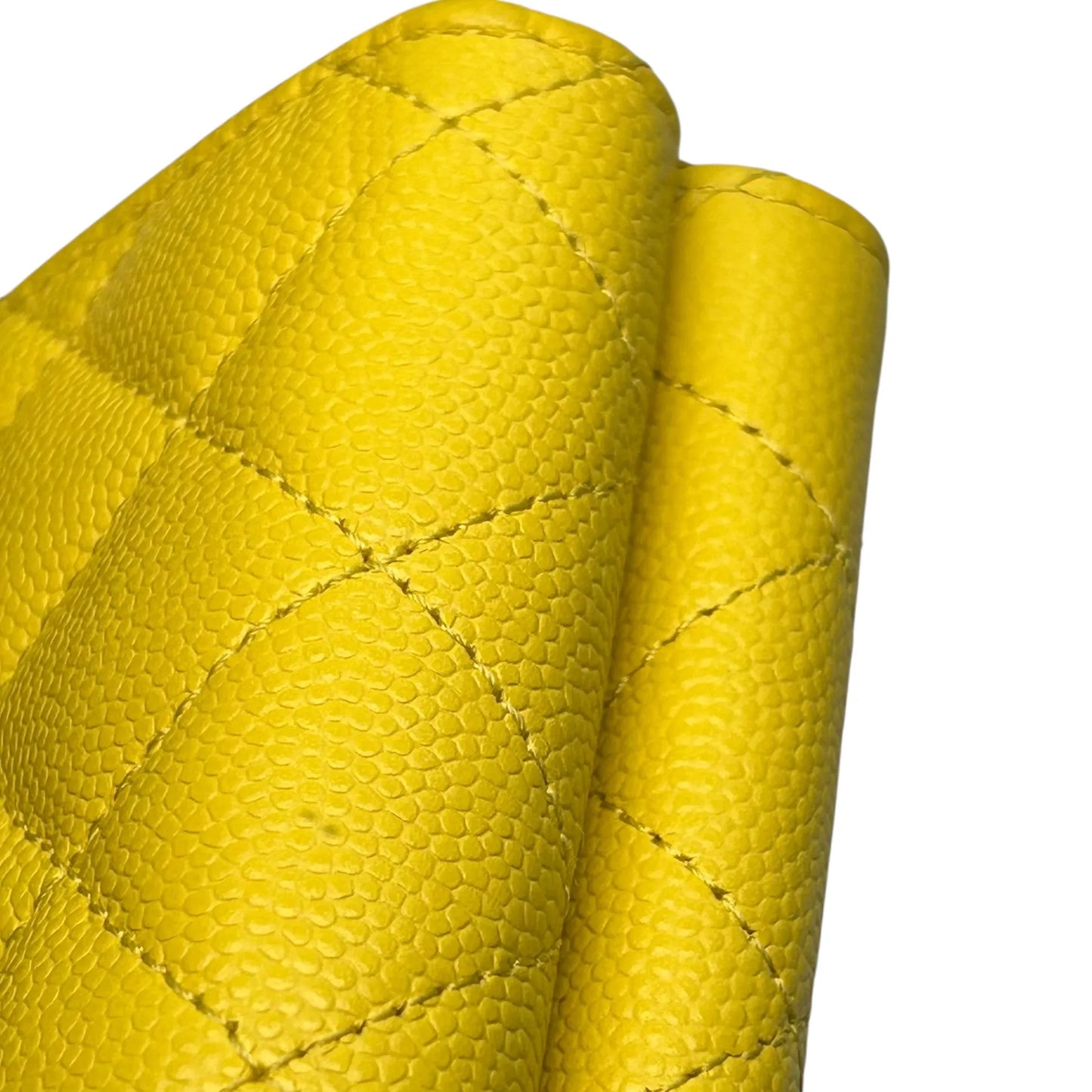 CHANEL Materasse Small Compact Wallet - Yellow