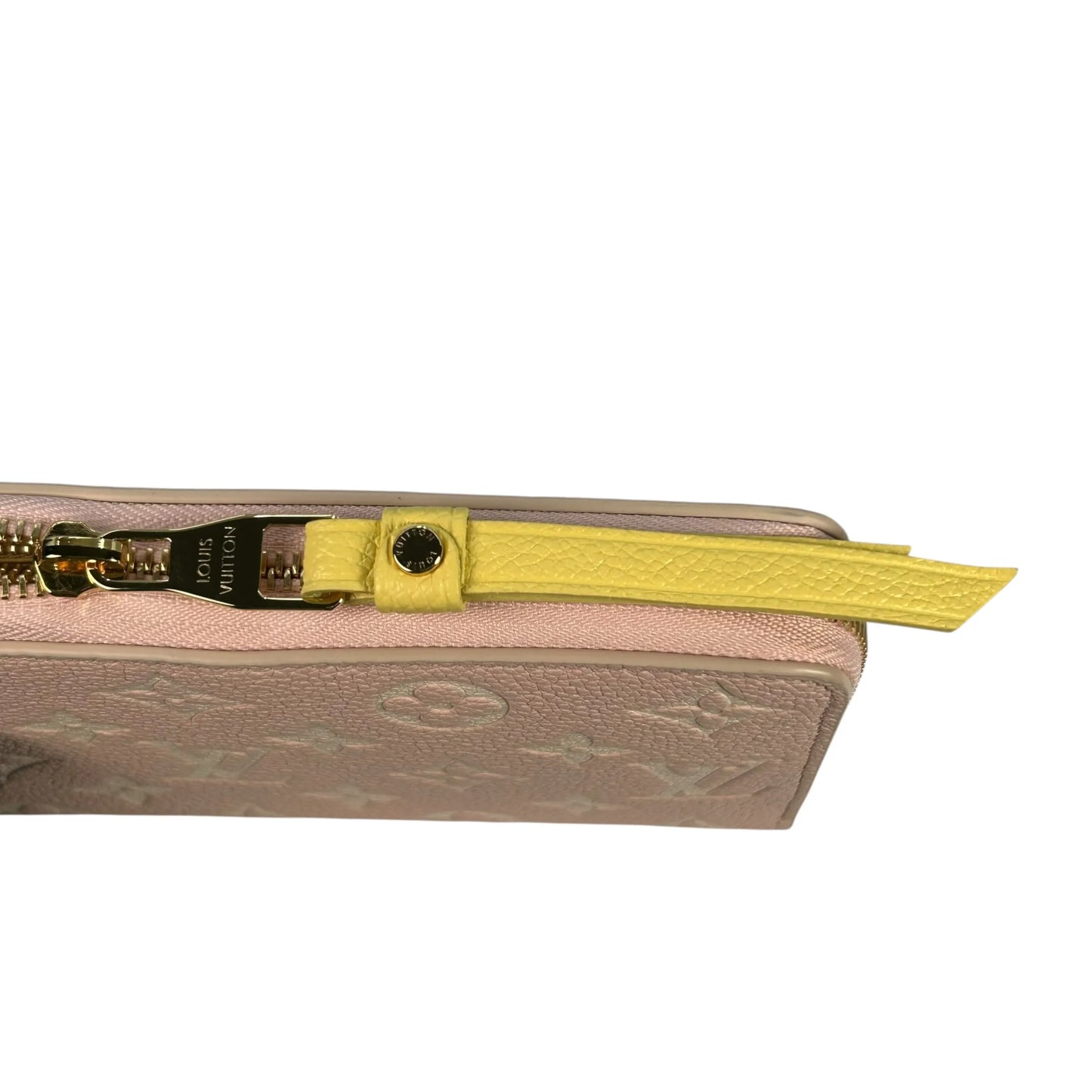Louis Vuitton Monogram Empreinte Zippy Long Wallet - Pink
